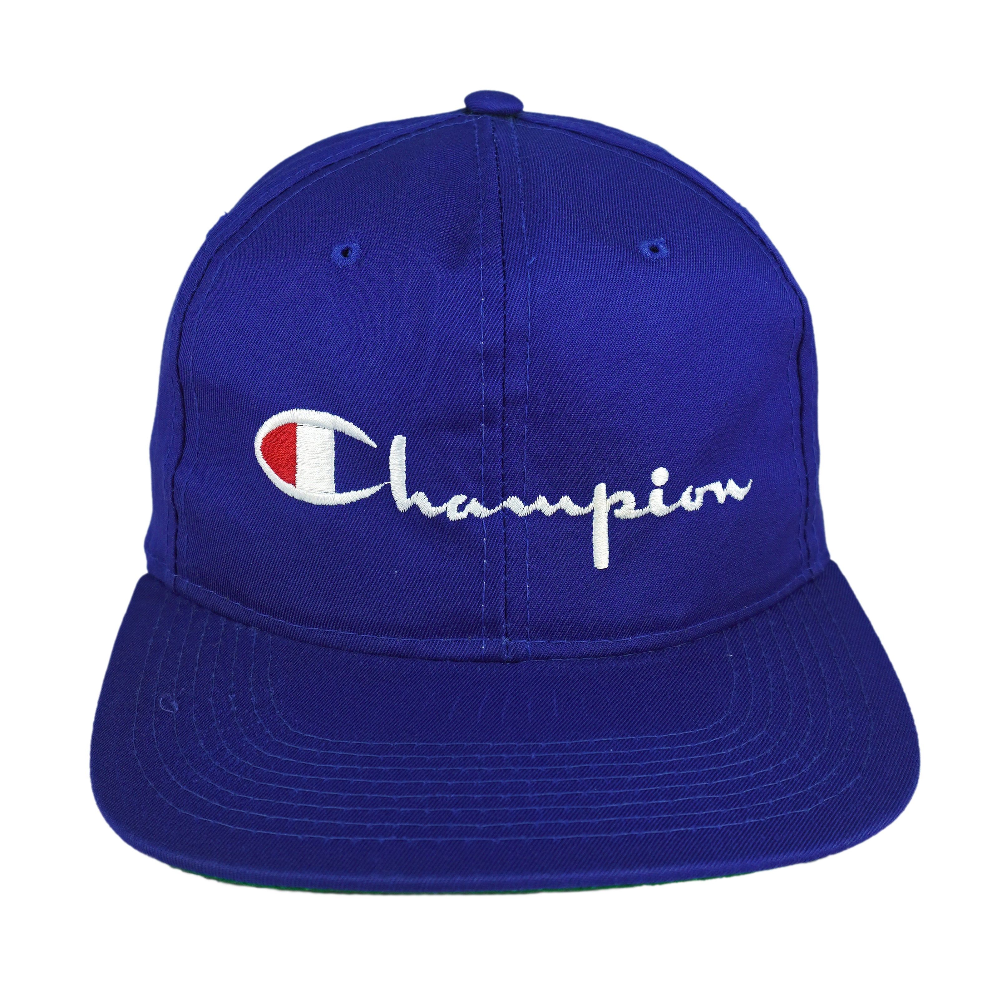 Champion Classic Embroidered Snapback Hat 1990s OSFA Size ONE SIZE - 1 Thumbnail
