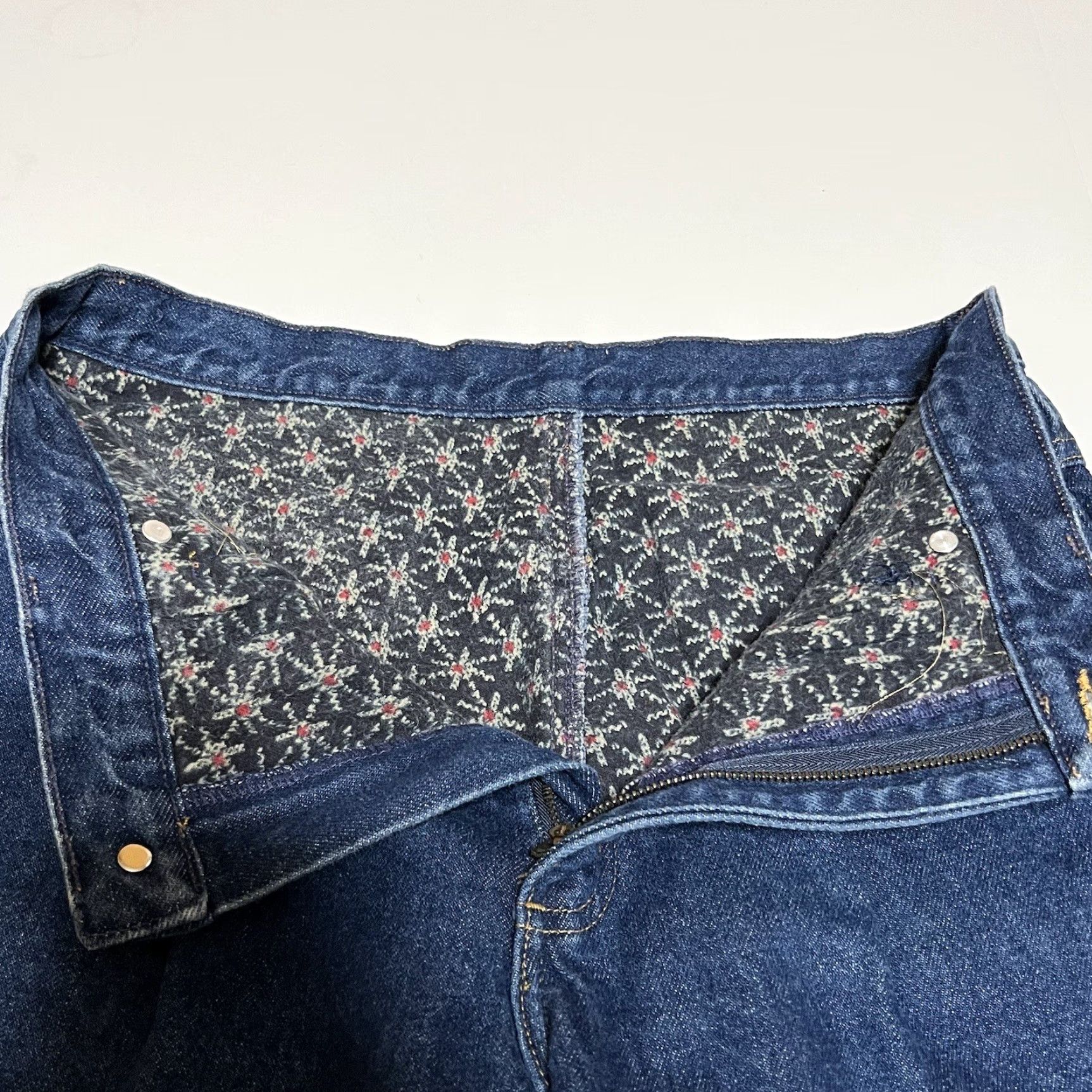 Vintage VINTAGE L.L. Bean Jeans Womens 32x29 Flannel Lined High Rise Tapered 5-Pocket Blue Winter Fall Spring USA Comfort Size 24" / US 00 / IT 34 - 7 Thumbnail