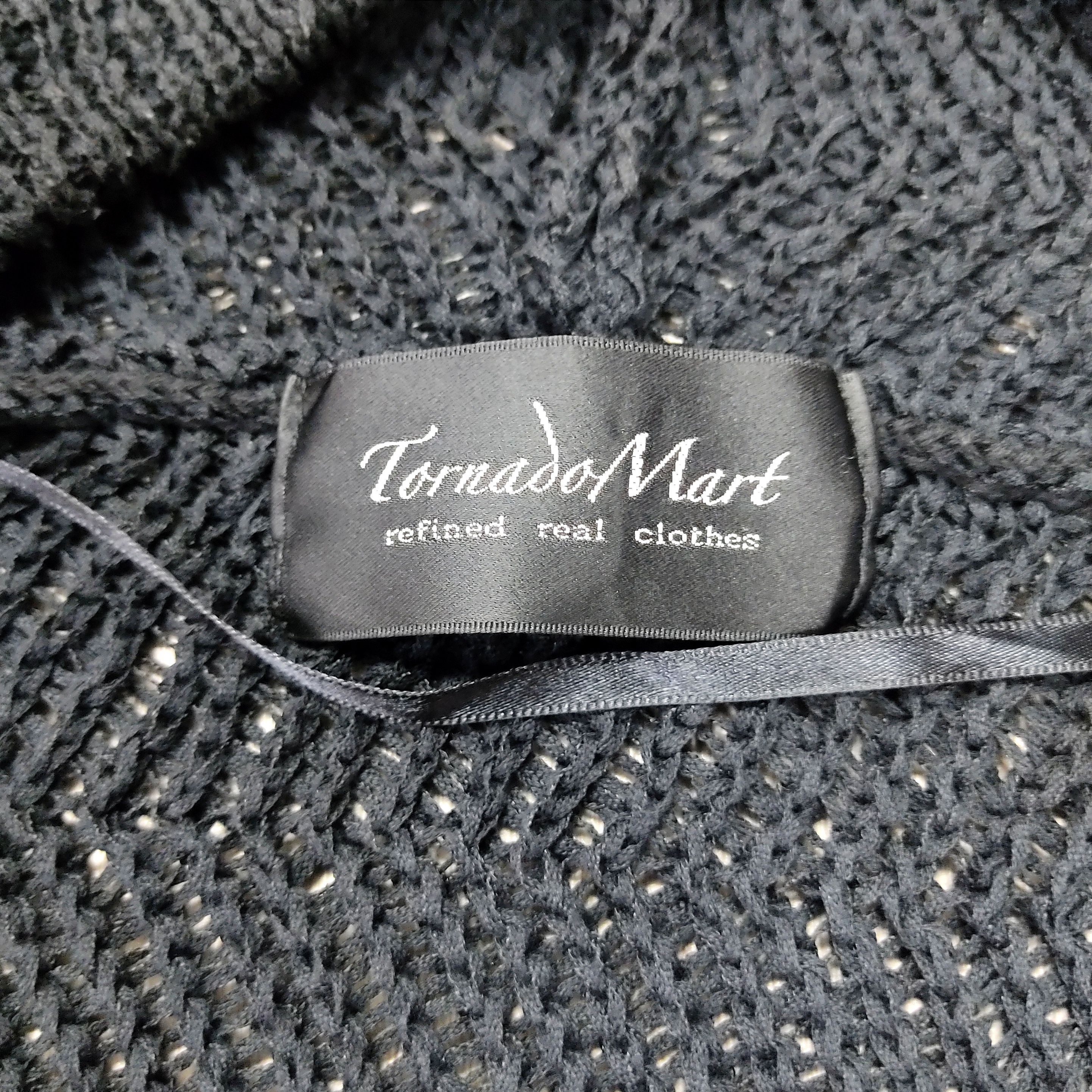 Tornado Mart Beautybeast TORNADO MART Mesh Knitted Hooded Cardigan Size US M / EU 48-50 / 2 - 12 Thumbnail