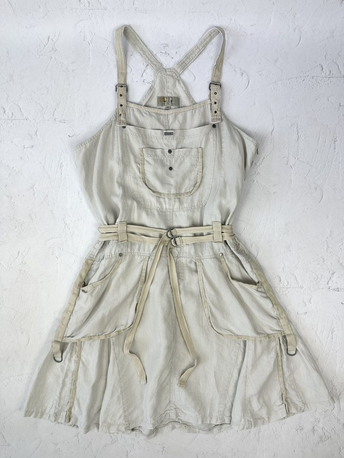 Vintage Vintage Bondage Linen Oversized Dress Size XL / US 12-14 / IT 48-50 - 1 Thumbnail