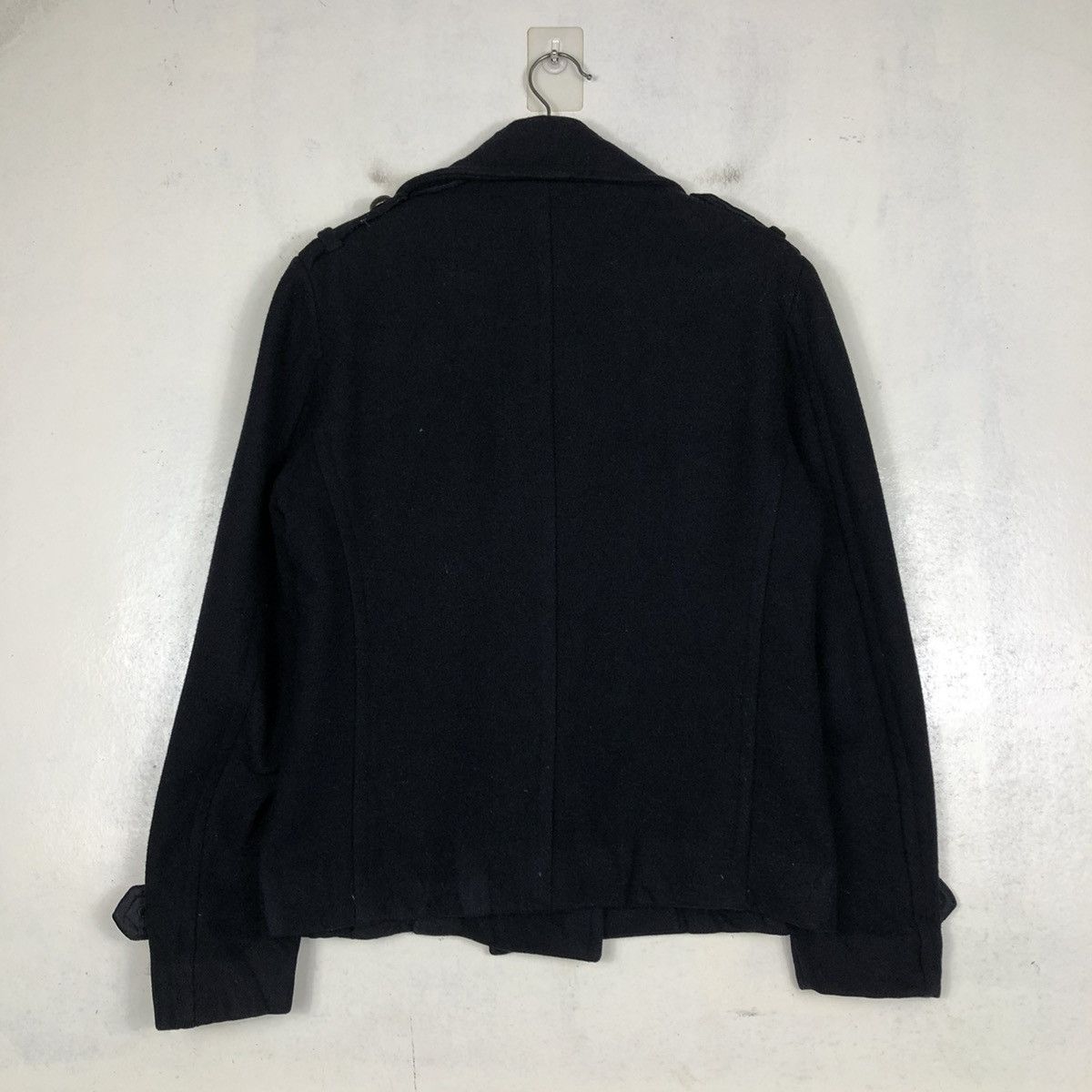 Hysteric Glamour 📌CROPPED WOOL BIKER JACKET BOYCOTT DOUBLE COLLAR Size US M / EU 48-50 / 2 - 9 Thumbnail
