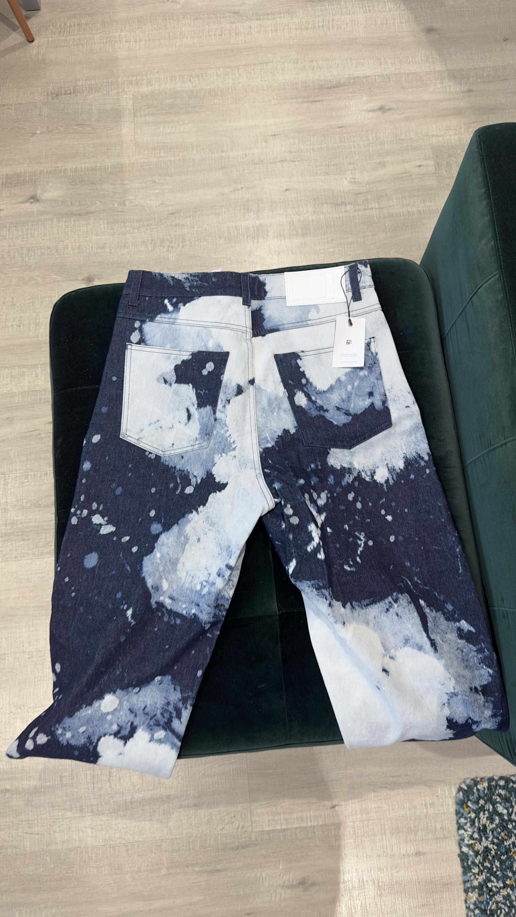 A-COLD-WALL* bleached wide-leg jeans Size US 28 / EU 44 - 2 Thumbnail