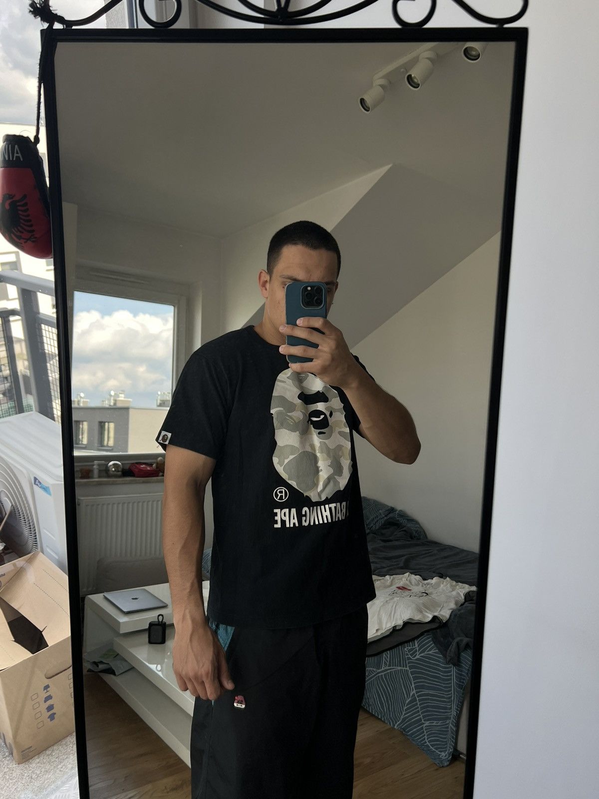 Bape BAPE CAMO HEAD COLLEGE TEE Size US M / EU 48-50 / 2 - 3 Thumbnail