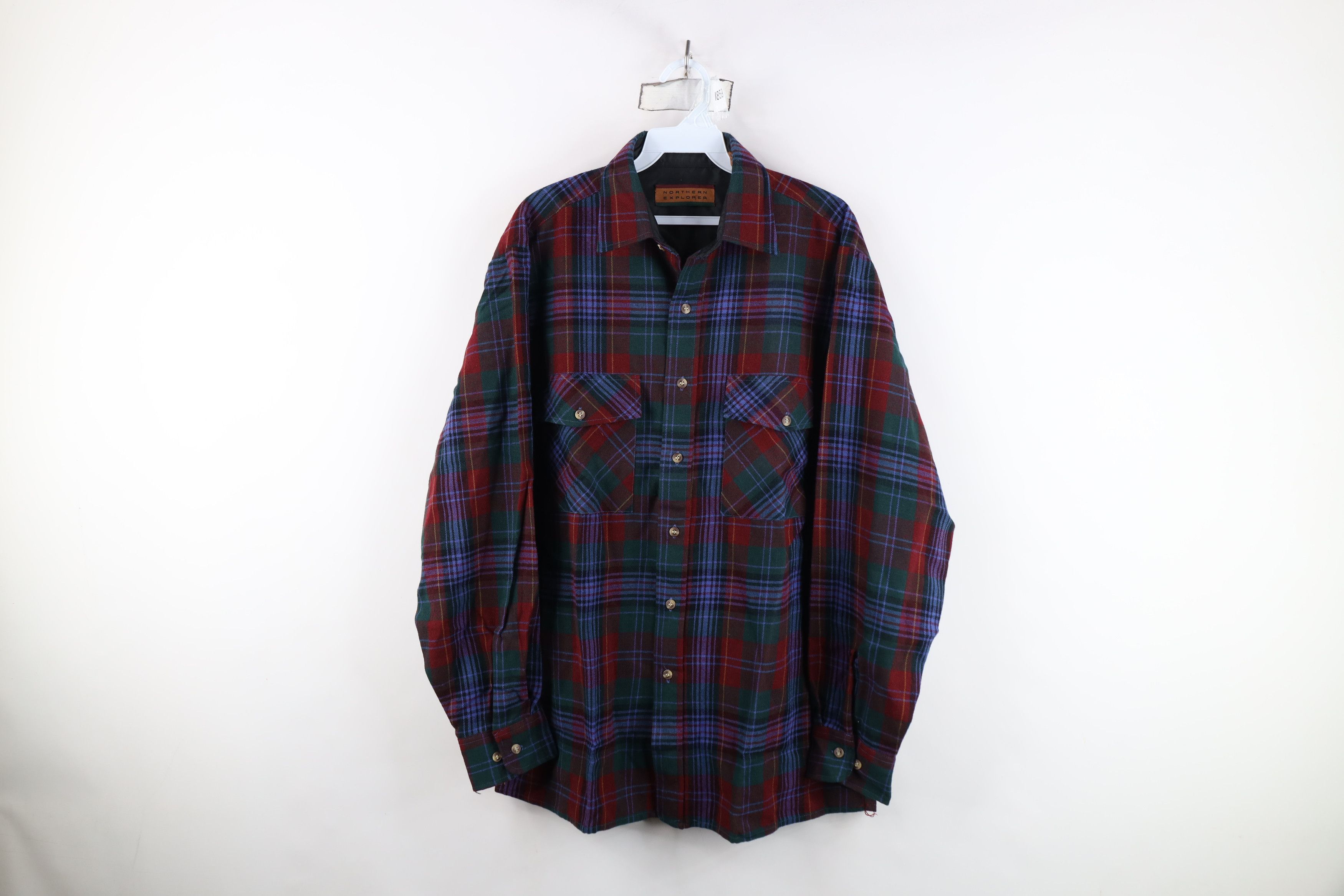 Vintage Vintage 80s 90s Streetwear Pocket Knit Collared Button Shirt Size US M / EU 48-50 / 2 - 1 Thumbnail