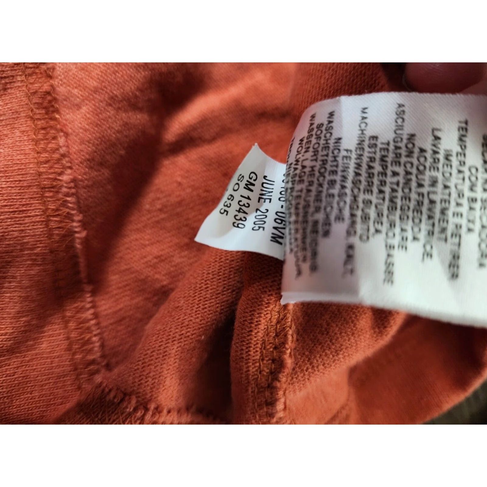 Harley Davidson VINTAGE Harley-Davidson Mens Orange Polo Shirt Long Sleeve M Size US M / EU 48-50 / 2 - 5 Thumbnail