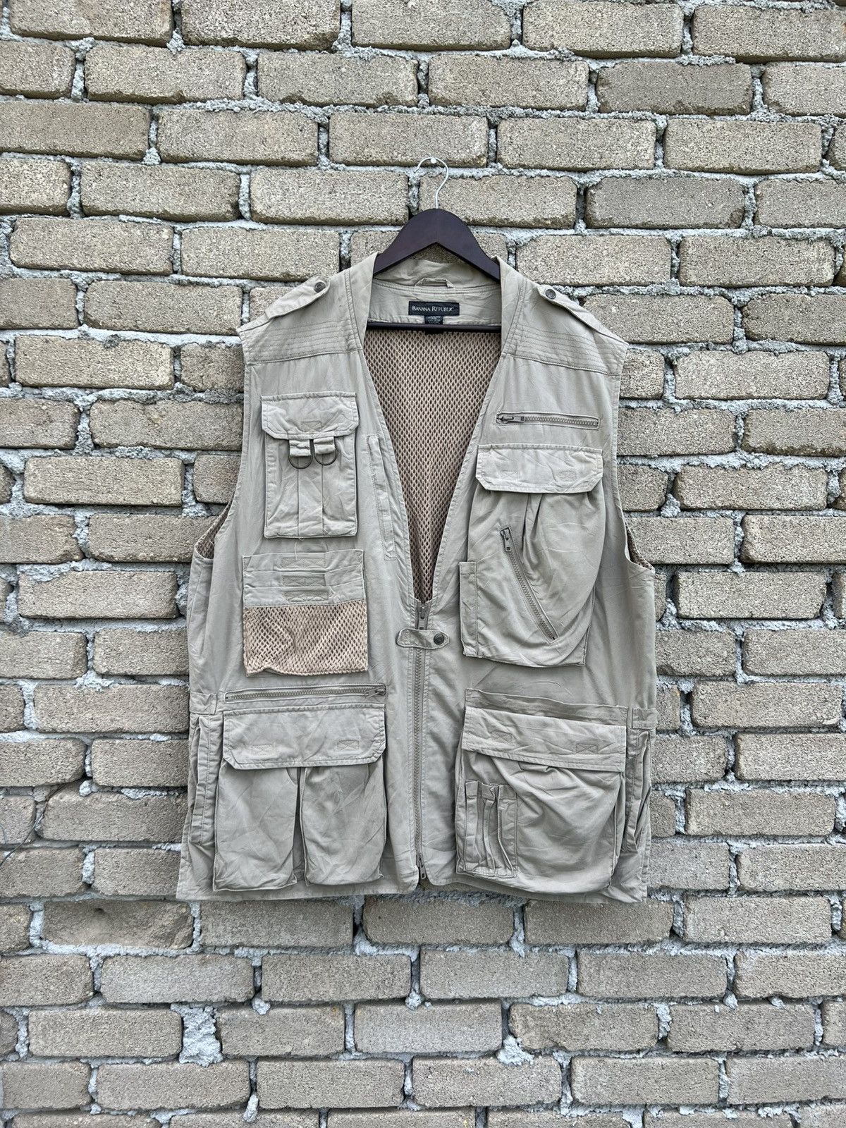 Banana Republic Banana Republic Workwear Vest Jacket Size US XL / EU 56 / 4 - 2 Thumbnail