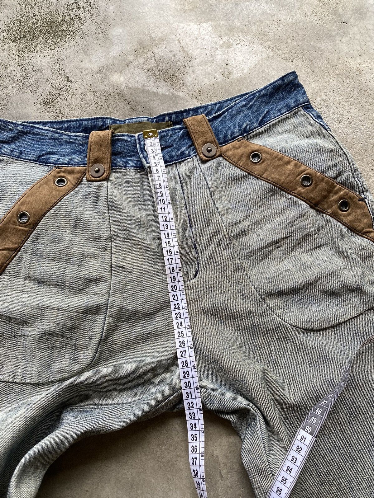 If Six Was Nine × Japanese Brand Hybrid Denim Jeans Size US 32 / EU 48 - 11 Thumbnail