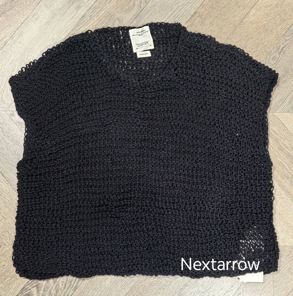 VISVIM 22SS LATTICE VEST HAND-KNIT Handmade K 2412-Nextarrow