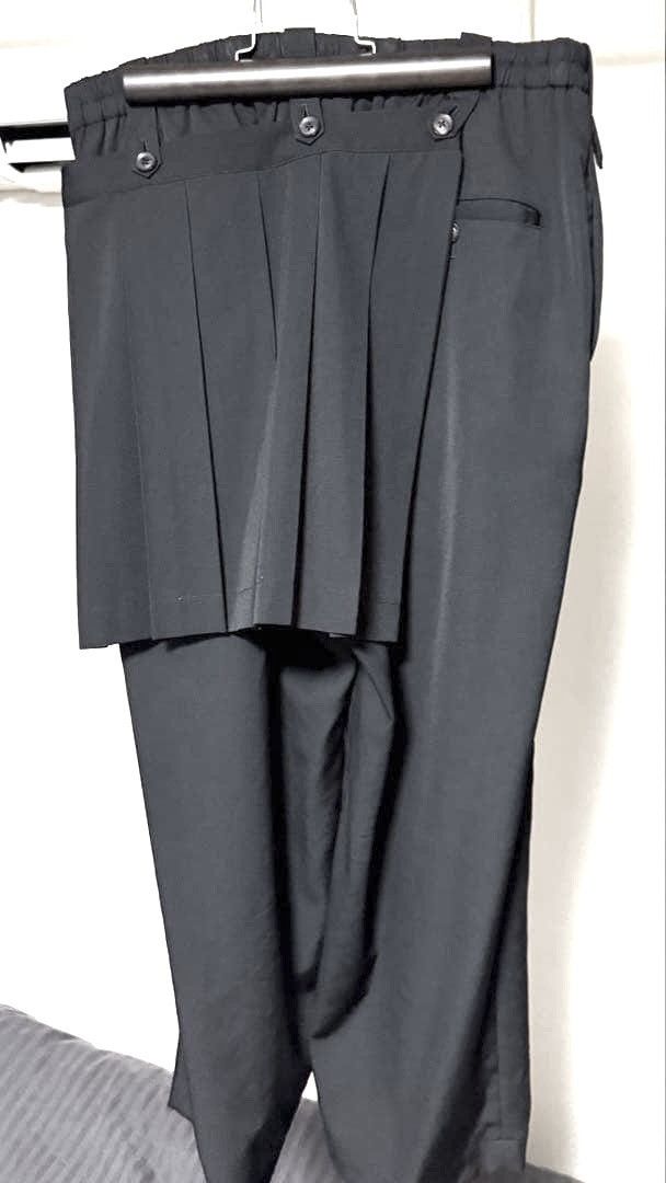 Yohji Yamamoto Pour Homme Wrap Pants Detachable Skirt Size US 33 - 1 Thumbnail