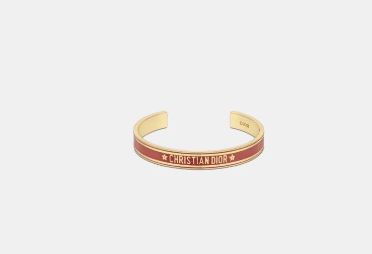 Dior o1w1db11224 Size: OS / Code Bangle in Gold & Coral Size ONE SIZE - 2 Thumbnail