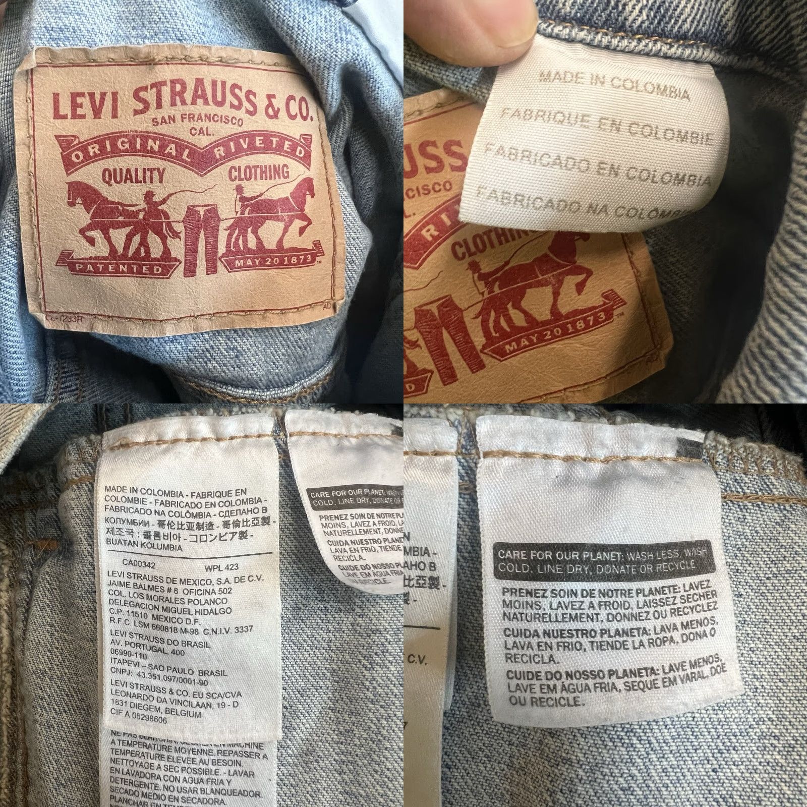 Levi's Levi's Trucker Jacket Denim Blue Mens XL 80s Size US XL / EU 56 / 4 - 8 Thumbnail