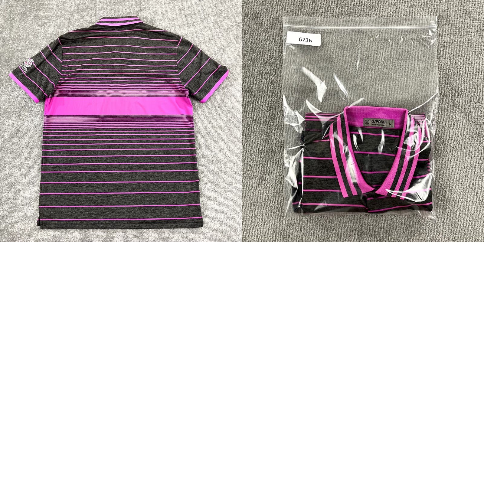 G/FORE G/FORE Polo Shirt Mens L Multicolor Stripe Golf Classic Sports Mens Size US L / EU 52-54 / 3 - 8 Thumbnail