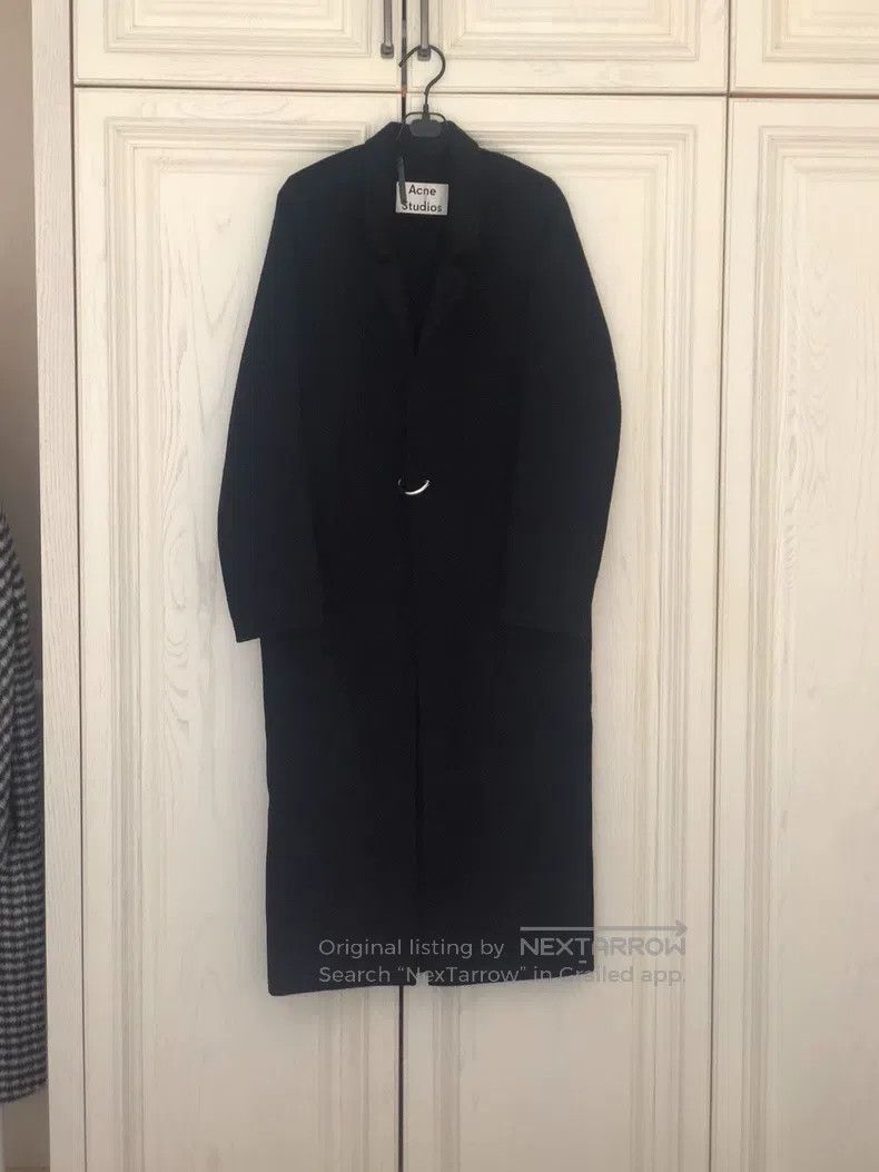 Acne Studios Acne Studios Teal Classic Coat, fabric contains 85% virgin Size 4XL / US 24-26 - 1 Thumbnail