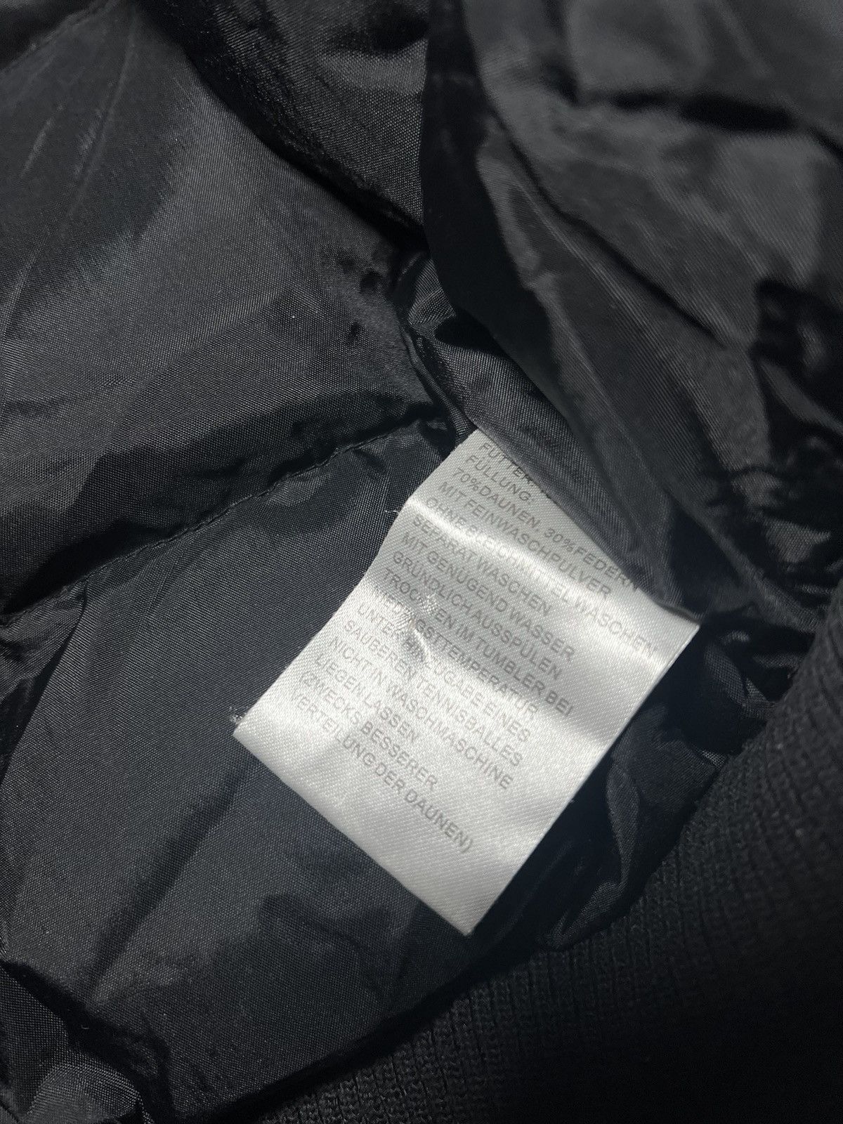 Other Vintage Y2K Yes Or No Black Down Bomber Jacket Avia MA-1 Size S / US 4 / IT 40 - 15 Thumbnail