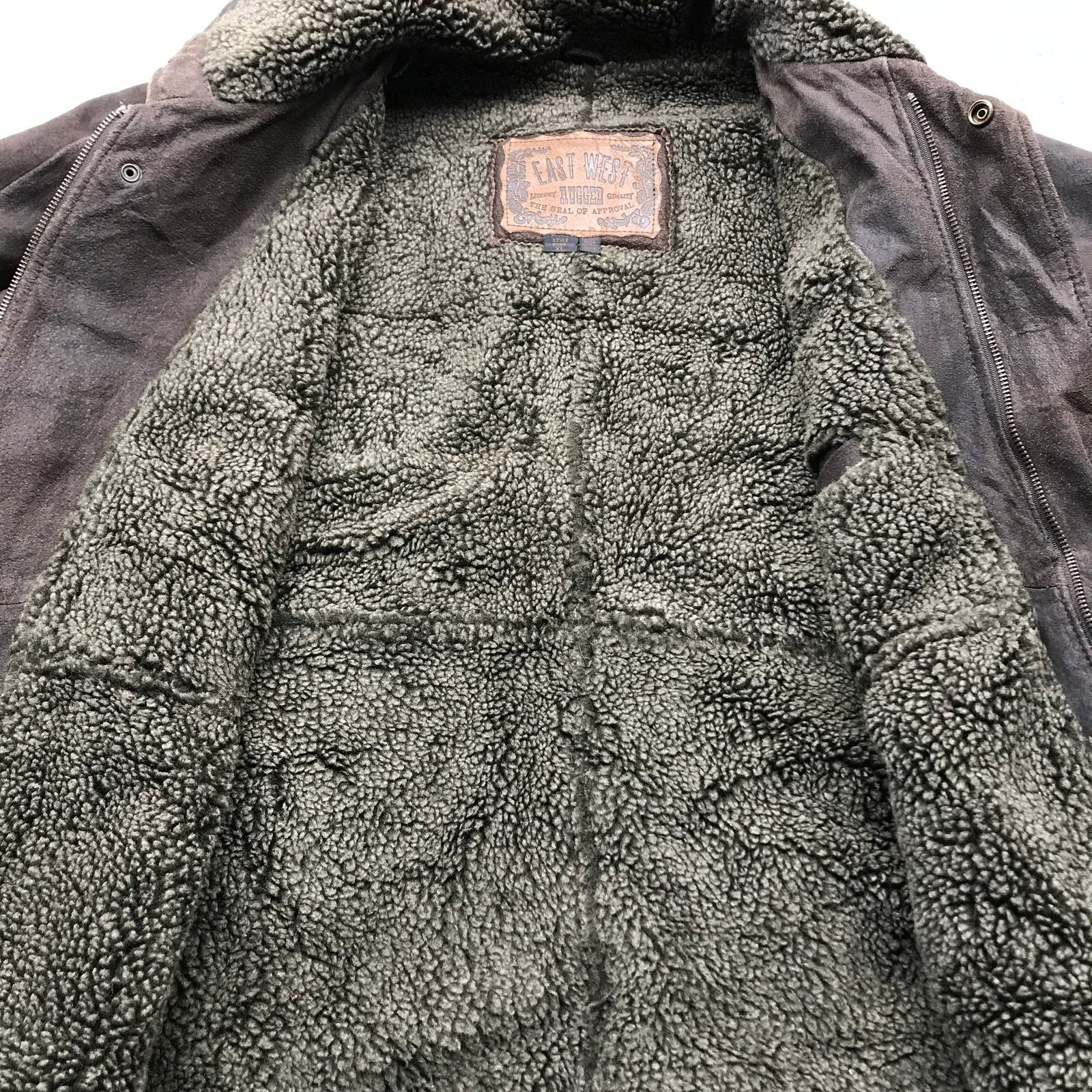 Other VTG East West Rugged Sherpa Lined Genuine Leather Jacket XL Size US XL / EU 56 / 4 - 9 Thumbnail