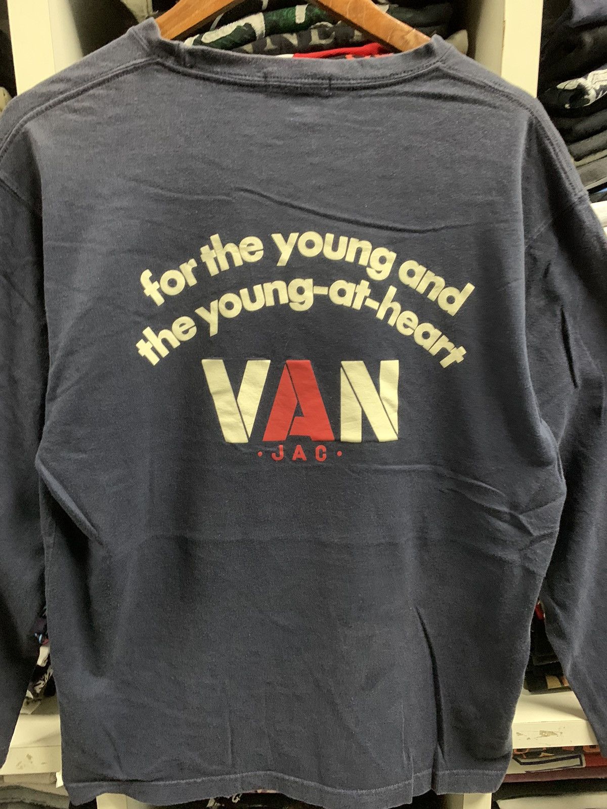 Van × Vintage Vintage Van big logo shirt Size US L / EU 52-54 / 3 - 9 Thumbnail