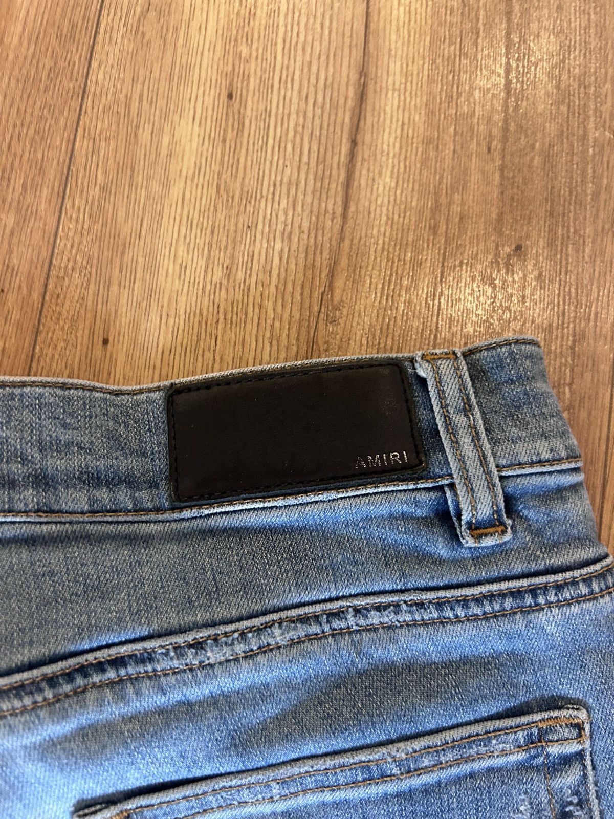 Amiri amiri ss18 blue art patch jeans Size US 32 / EU 48 - 3 Thumbnail
