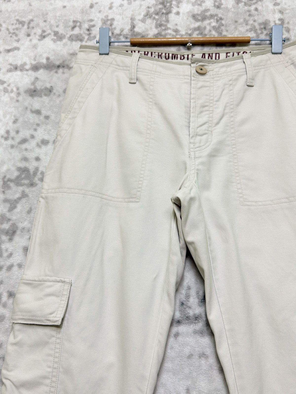 Abercrombie & Fitch Abercrombie & Fitch Flare Cargo Zipper Ankle Multipocket Size US 29 - 4 Thumbnail