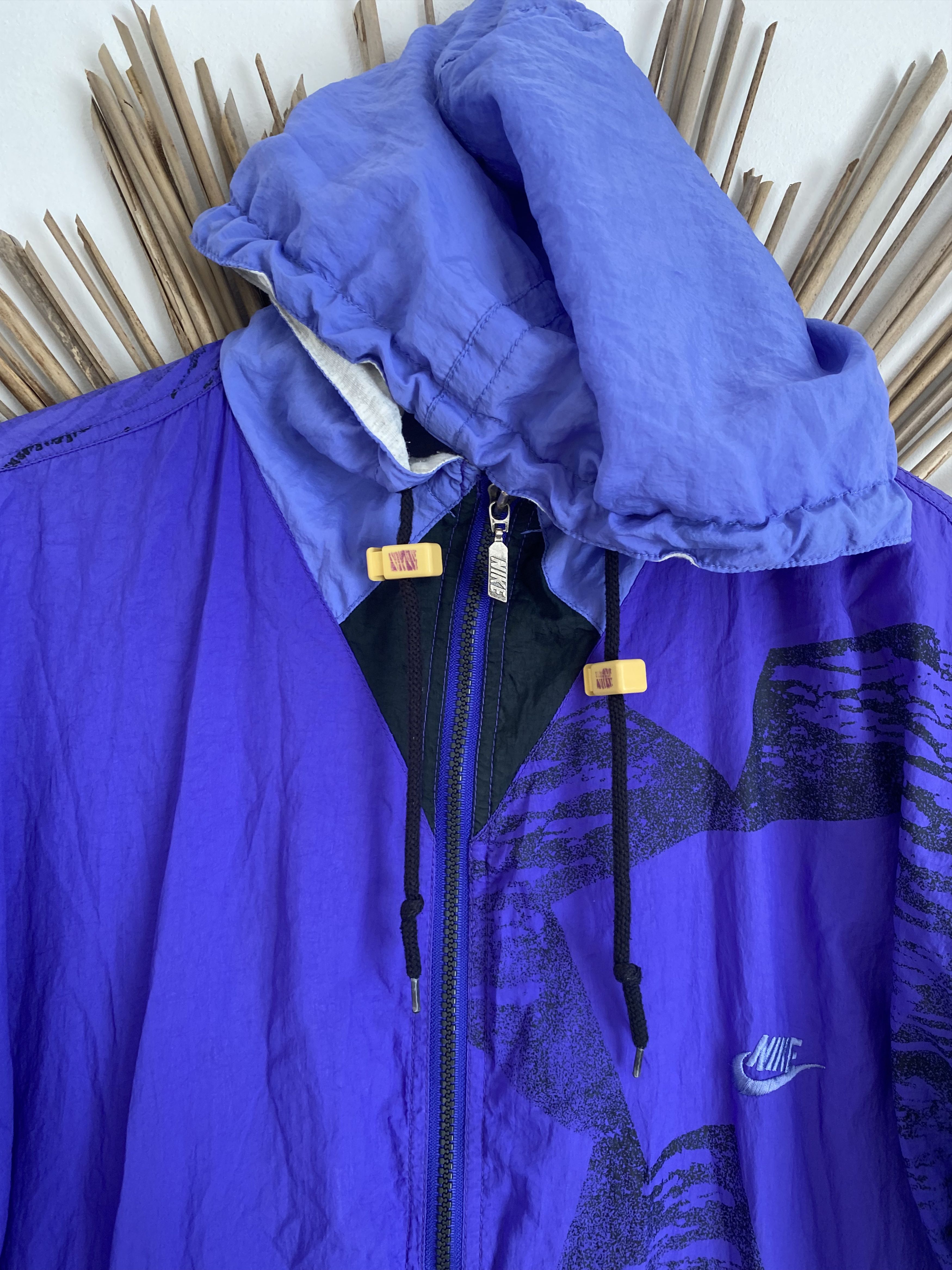 Nike Nike vintage 80s track jacket windbreaker full zip Size US L / EU 52-54 / 3 - 4 Thumbnail