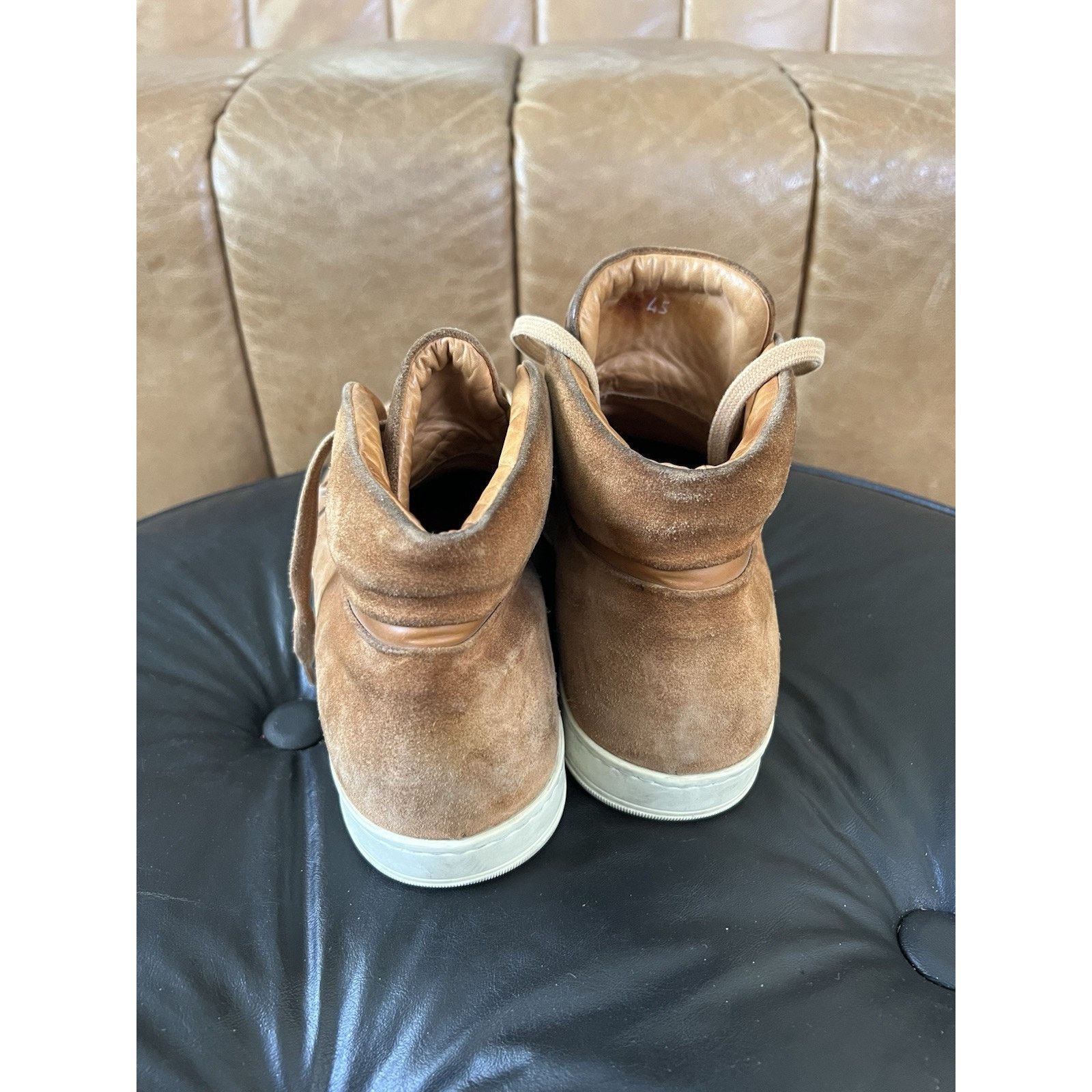 Other Lavati Brown Italian Leather Sneackers US 11 Size US 11 / EU 44 - 4 Thumbnail