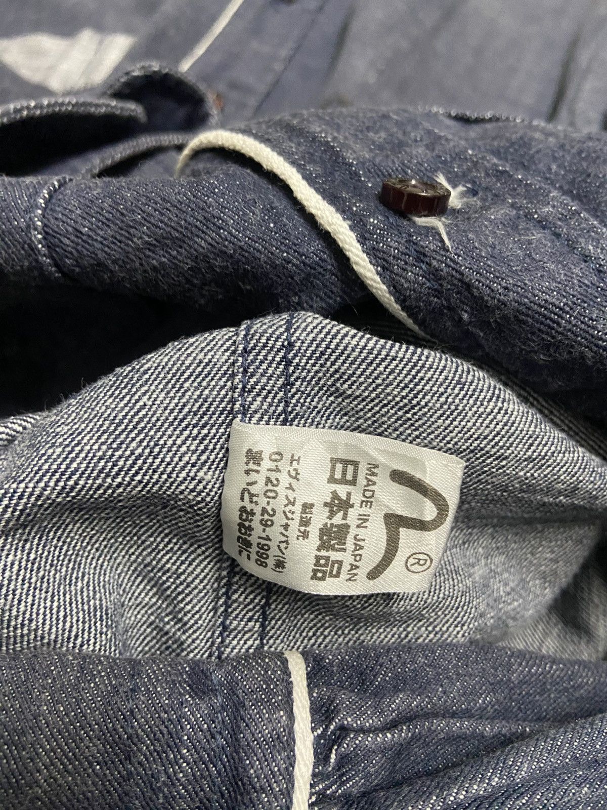 Evisu Evisu Yamane Denim Shirt Embroidery Logo Longsleeve Size US M / EU 48-50 / 2 - 7 Thumbnail