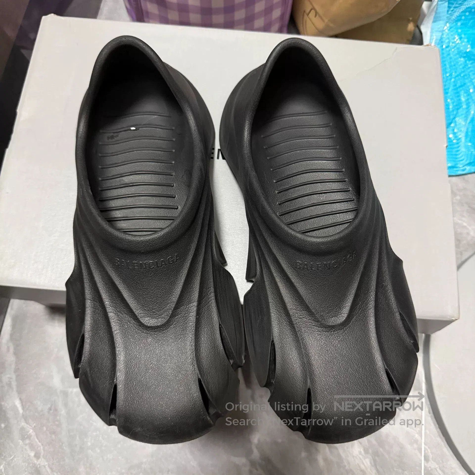 Balenciaga Balenciaga Molded Beach Slide Sandals. Size US 10 / EU 43 - 1 Thumbnail