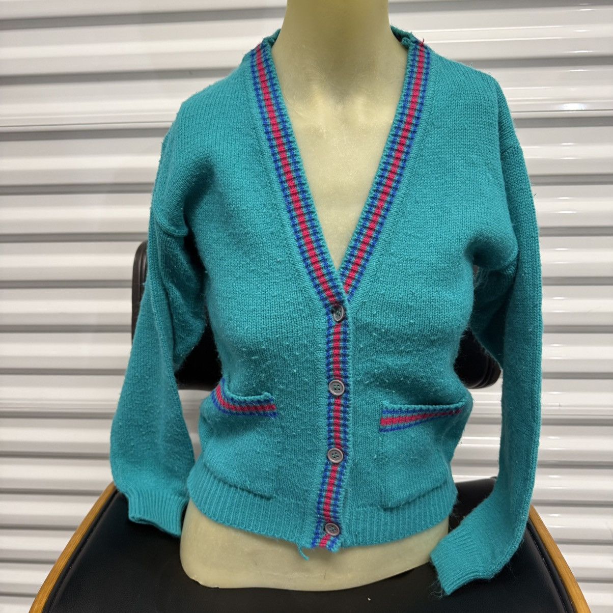 Other Vintage 80's Grunge Essential Women's Cute Cardigan ! Size S / US 4 / IT 40 - 1 Thumbnail