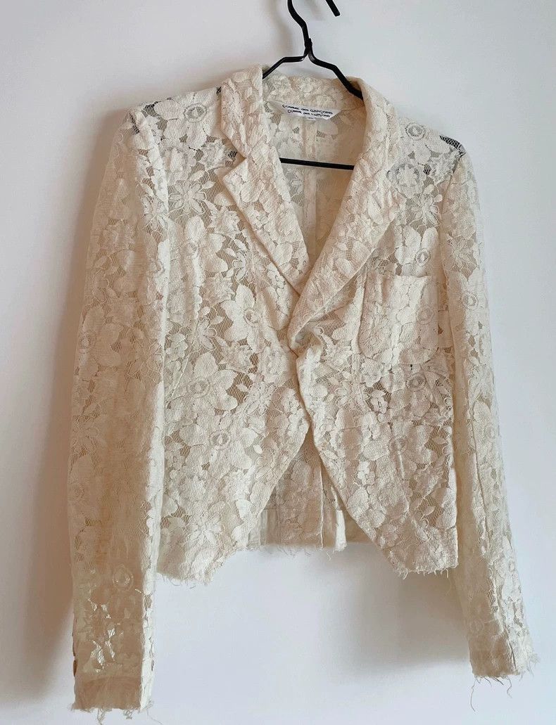 Comme des Garcons Lace Suit Jacket from Comme des Garçons-2505 Size US M / EU 48-50 / 2 - 2 Thumbnail