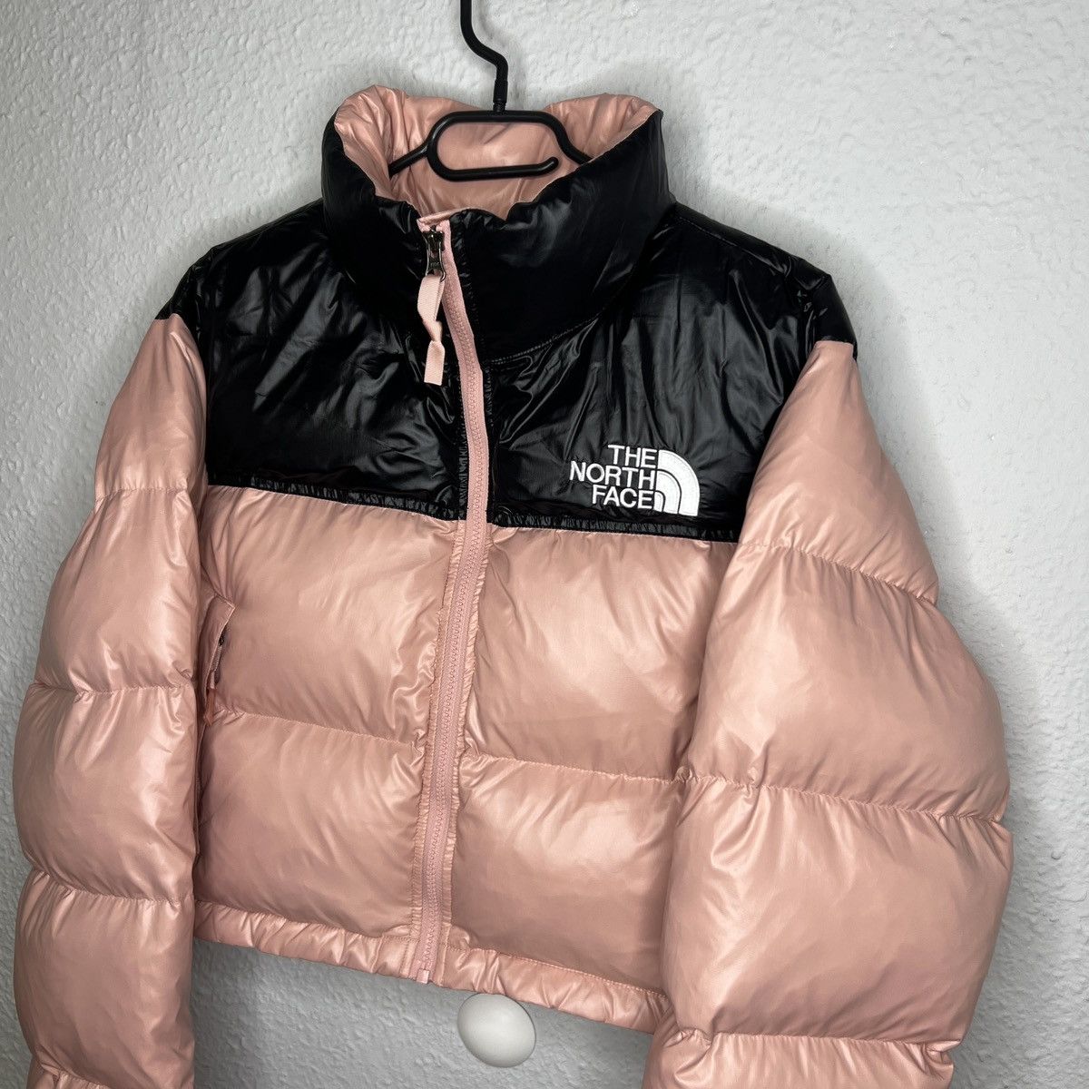 The North Face The North Face Nuptse 700 Puffer Down Jacket Crop Pink Y2K Size M / US 6-8 / IT 42-44 - 3 Thumbnail