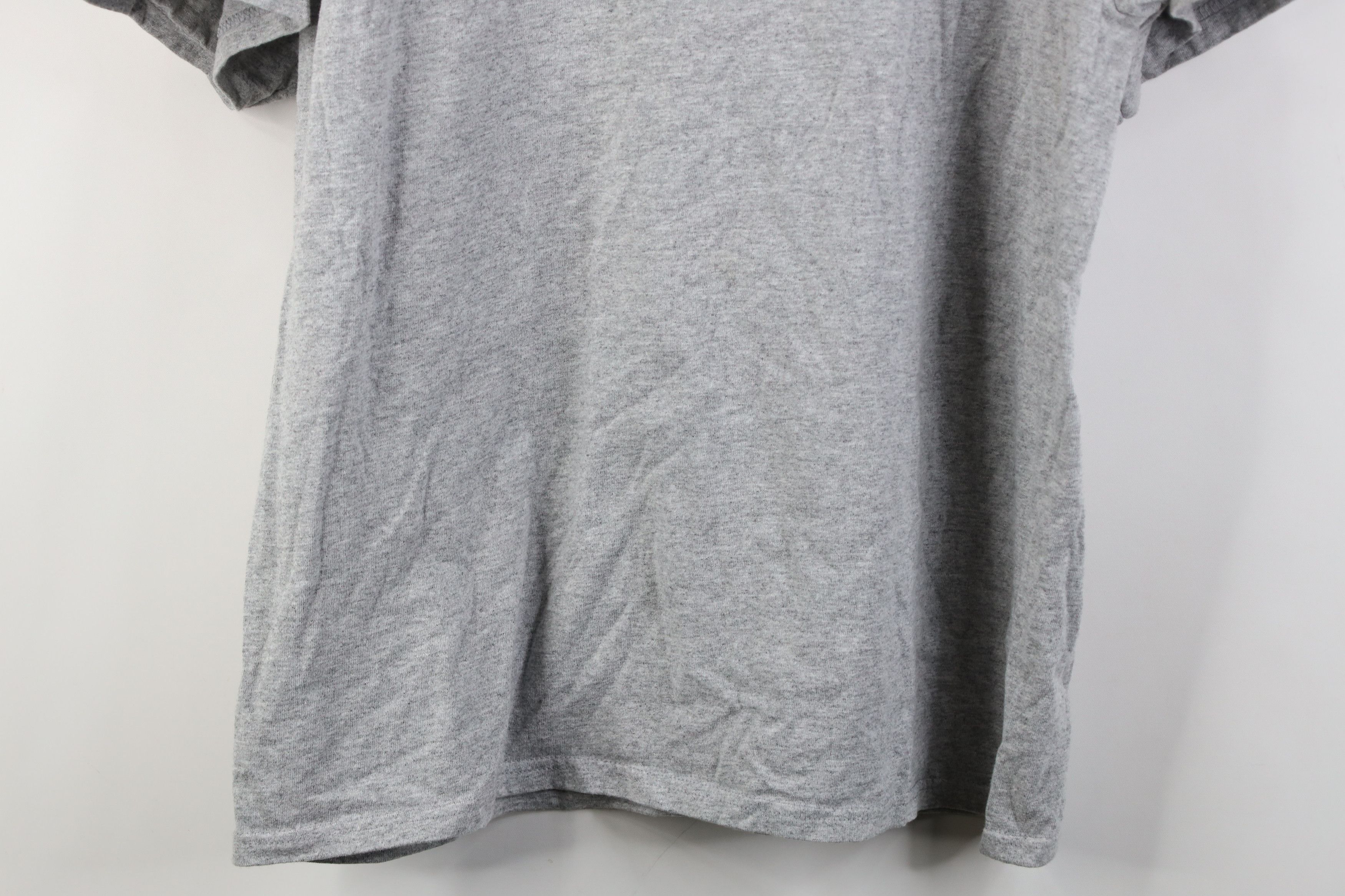 Nike Vintage 90s Y2K Nike Travis Scott Mini Swoosh T-Shirt Gray Size US L / EU 52-54 / 3 - 12 Thumbnail