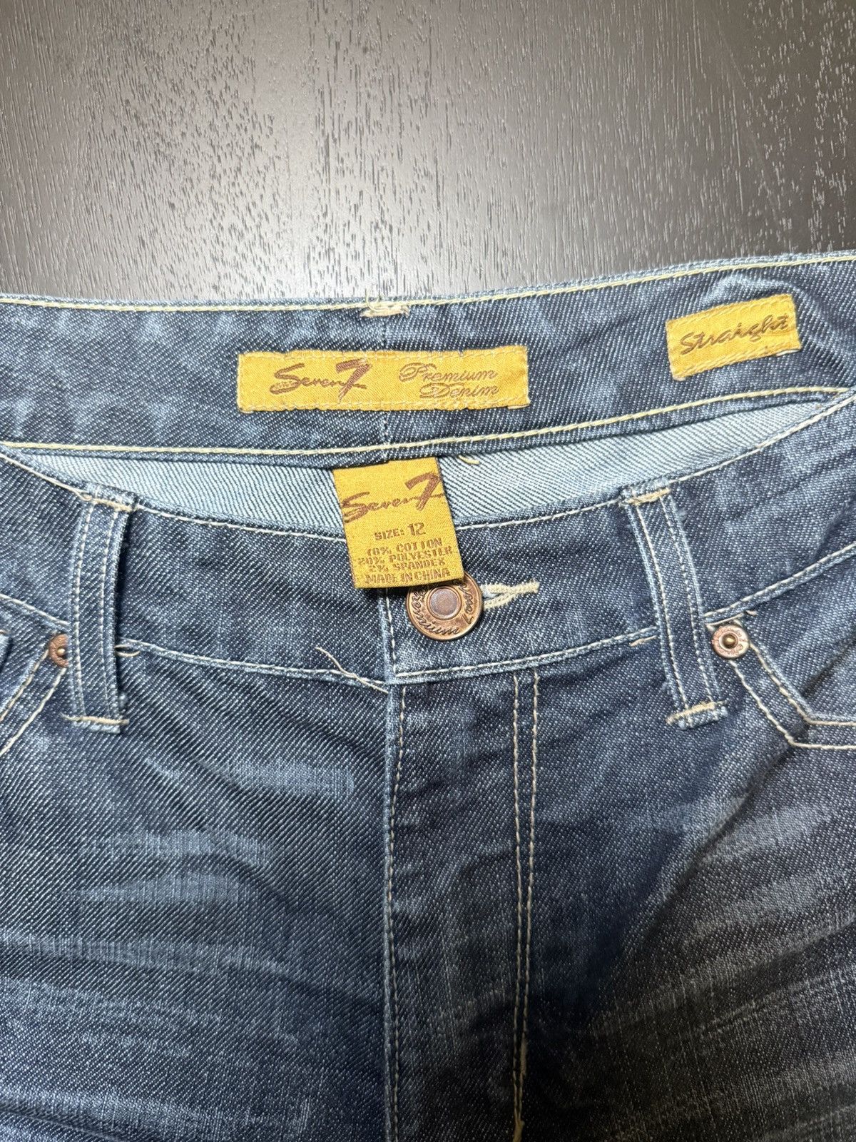 Other Blue Denim jeans Size 34" / US 12 / IT 48 - 3 Thumbnail