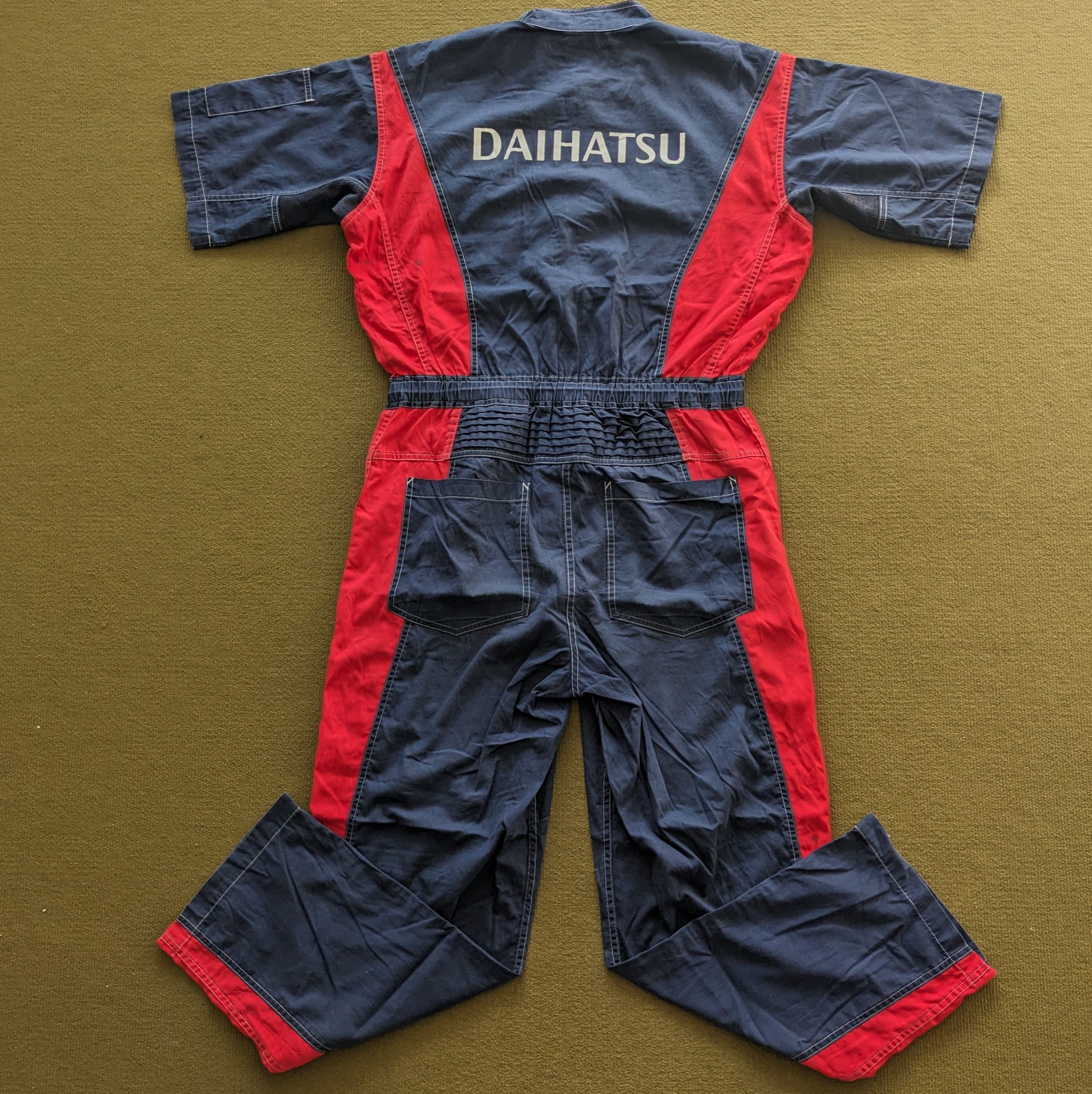 Japanese Brand Vintage DAIHATSU Racing Coverall Workwear Jacket Size US L / EU 52-54 / 3 - 1 Thumbnail
