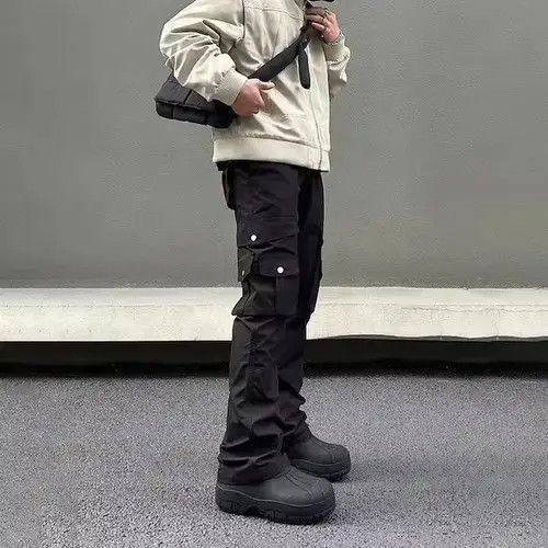 Other Straight Boot Cut Flared Pocket Cargo Jeans Size US 30 / EU 46 - 2 Thumbnail
