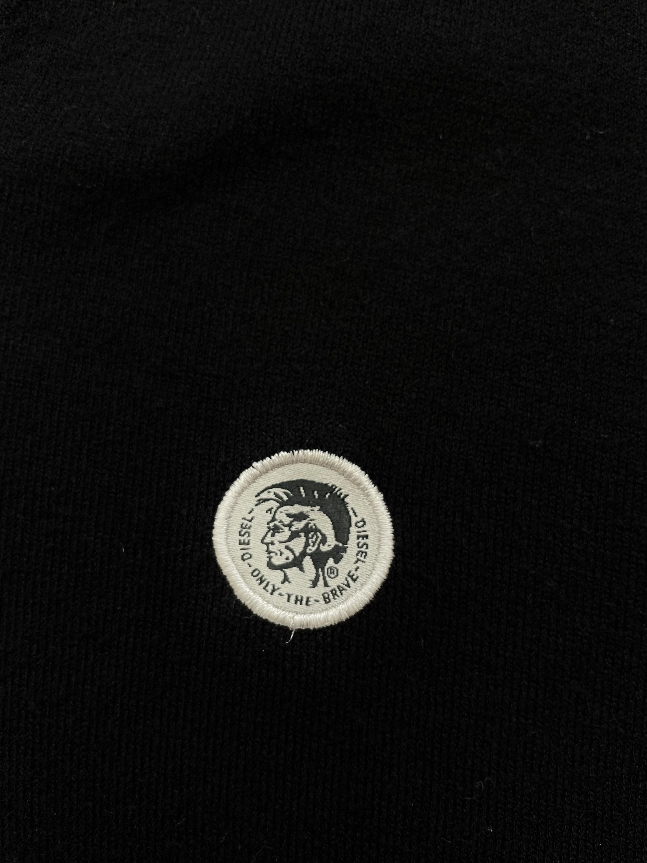 Diesel Diesel Black Sweater Cotton Punk Mini Logo Size US M / EU 48-50 / 2 - 4 Thumbnail