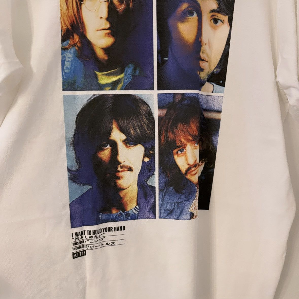 ☆ KITH x THE BEATLES Portrait vintage tee コラボTシャツ ☆ Buy Kith For The Beatles Portrait Vintage Tee 'White