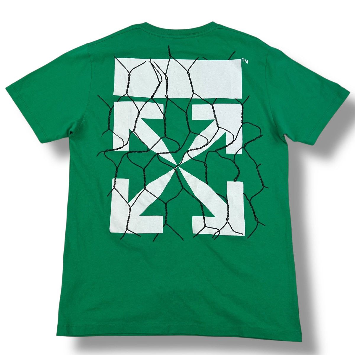 Off-White Off-White Fence Arrows Green T Shirt Size US L / EU 52-54 / 3 - 2 Thumbnail