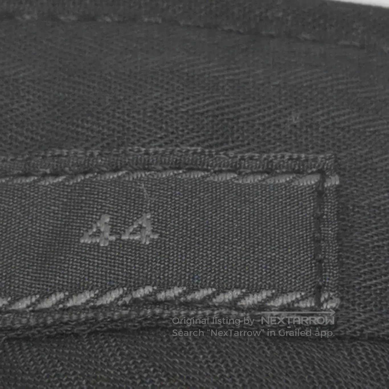 Prada Prada Black Wool Straight Leg Trousers Size 44 0089. Size 41" - 7 Thumbnail