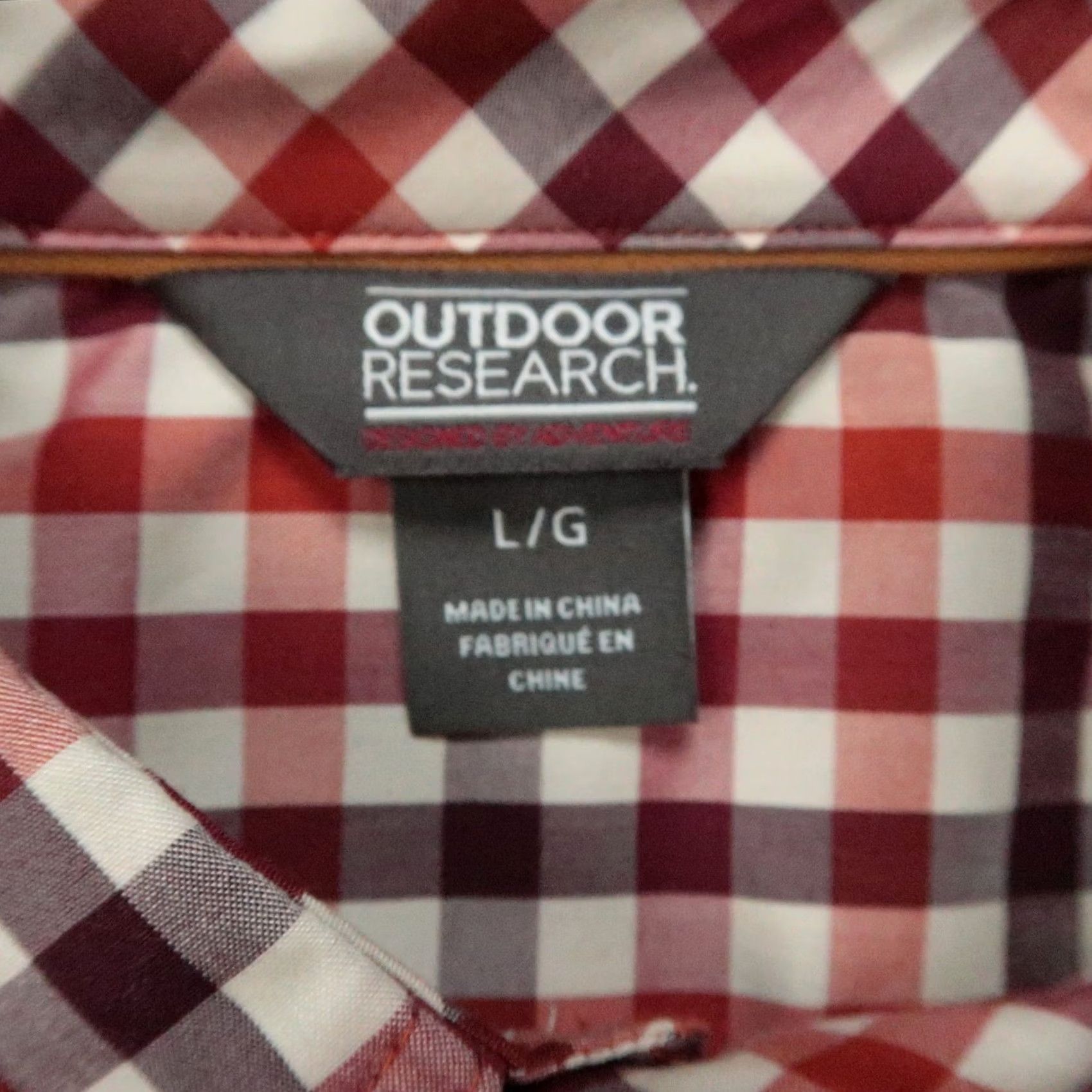 Outdoor Research Outdoor Research Shirt Men L Plaid Burnt Orange Short Sleeve Button-Up with Pockets Size US L / EU 52-54 / 3 - 3 Thumbnail