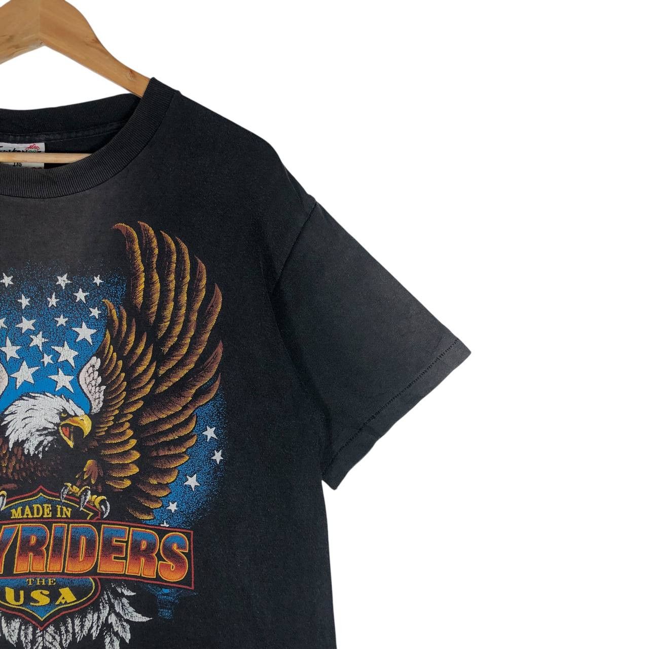 Vintage Vintage 80's Easyriders The Usa men T-shirt Size US M / EU 48-50 / 2 - 4 Thumbnail