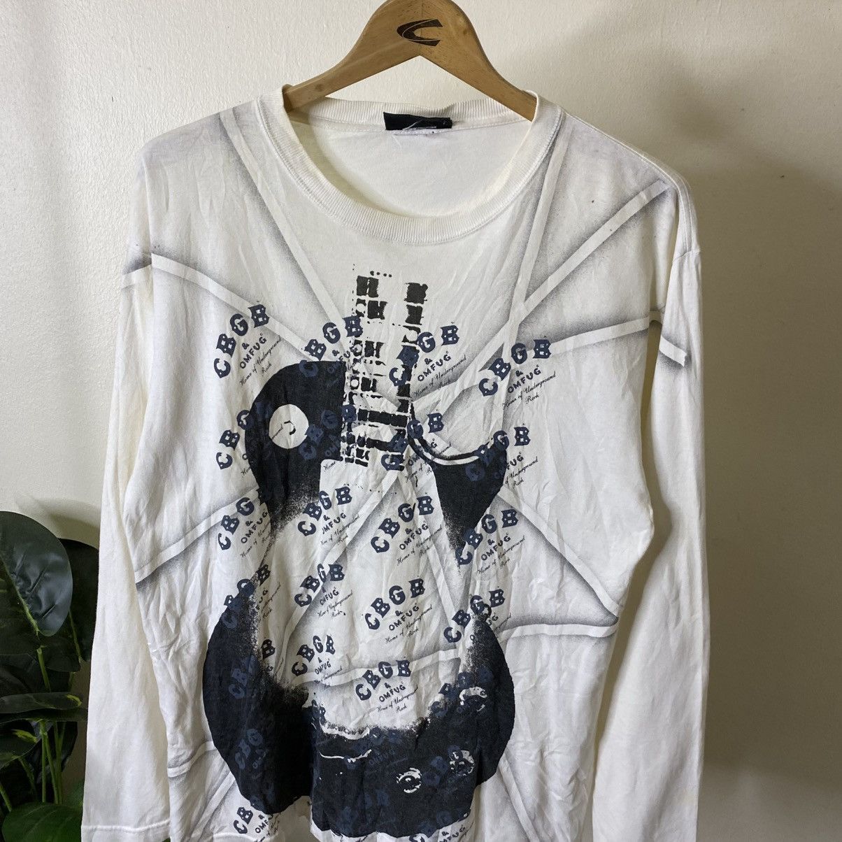 Vintage Vintage 2000s CBGB Omfug Music Club LS T Shirt Size US M / EU 48-50 / 2 - 2 Thumbnail