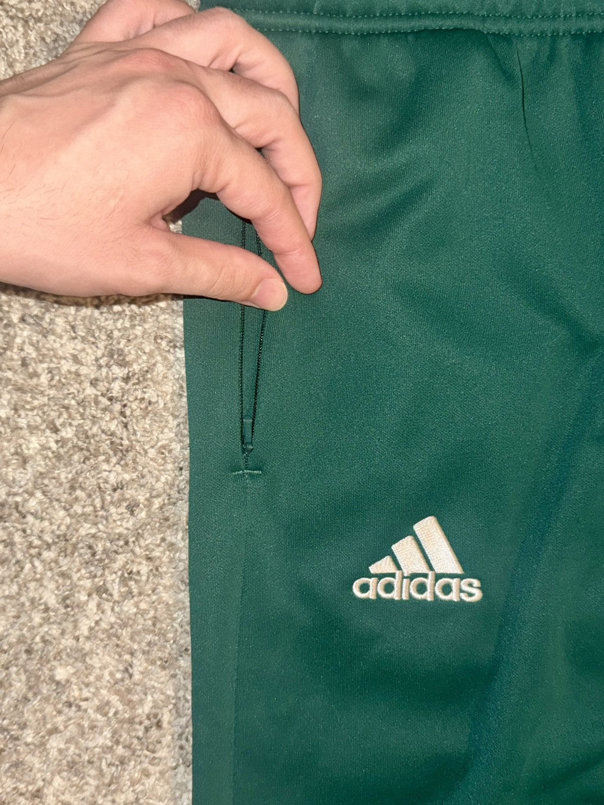 Adidas Adidas Green Track Pants Size US 30 / EU 46 - 2 Thumbnail