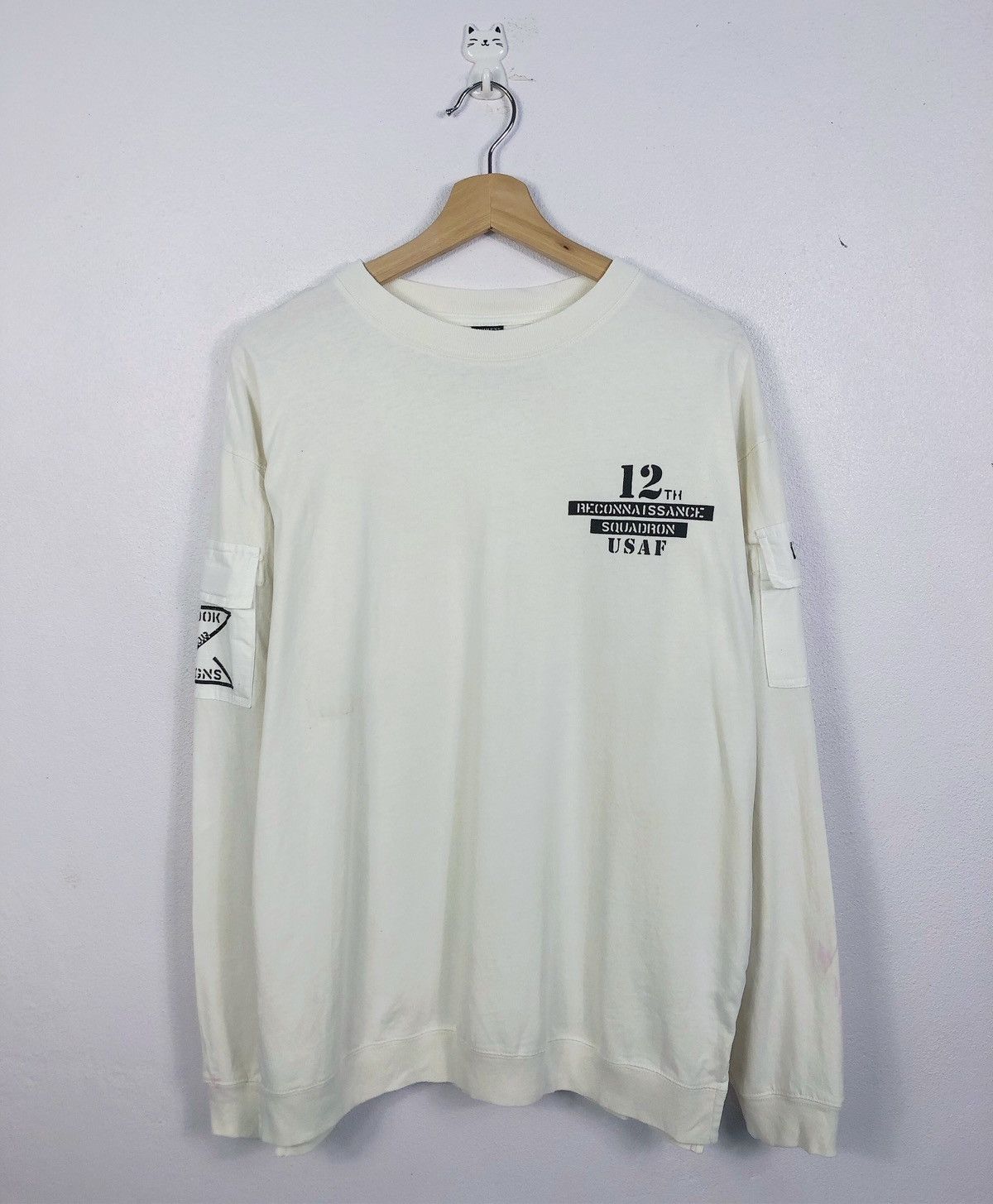 Avirex Rare Avirex 12th Reconnaissance Squadron USAF LS Tee Size US M / EU 48-50 / 2 - 1 Thumbnail