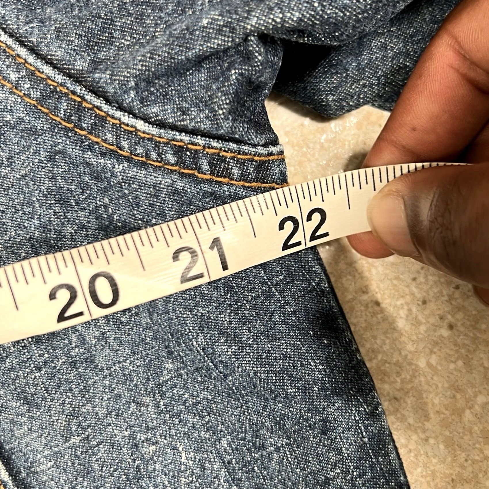 Express VINTAGE Brooklyn Express Denim Jacket Chore Barn Style Jean Jacket Size S Mens Blue 22in Pit 25in Length Story: Y2K Vintage Size US 29 - 7 Thumbnail