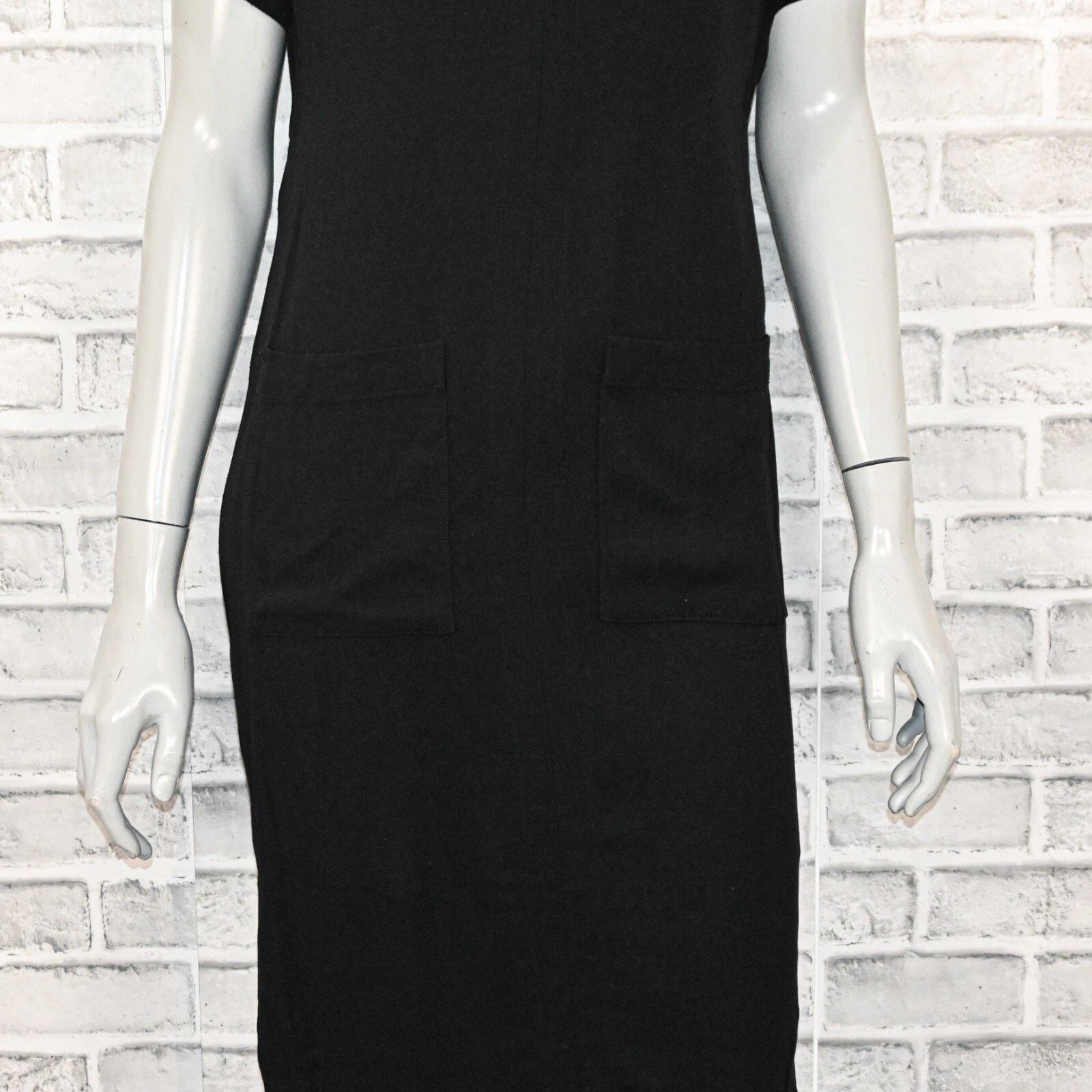Apiece Apart APIECE APART V-neck cap sleeve Dress Black wool blend Size XS / US 0-2 / IT 36-38 - 10 Thumbnail