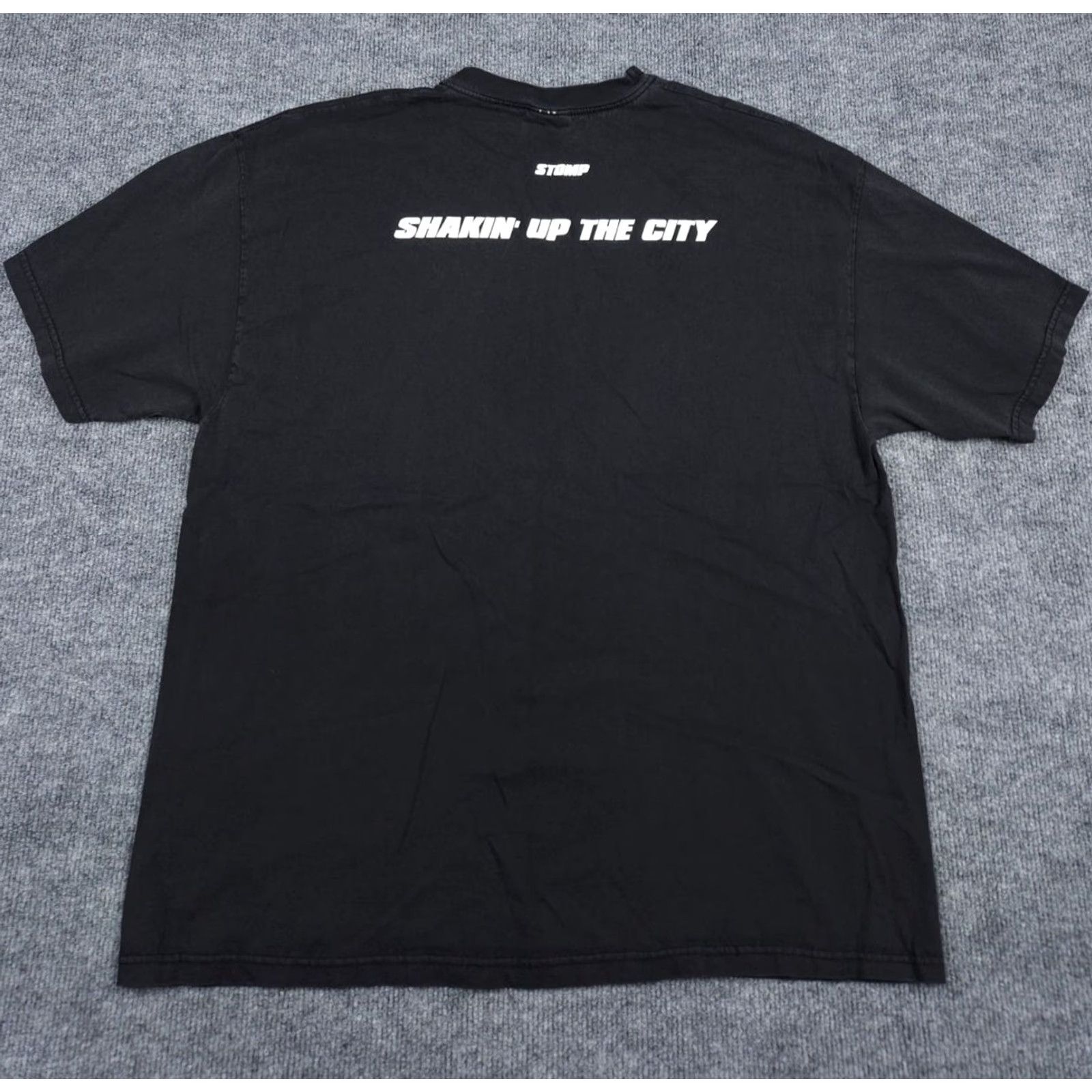 Hanes VINTAGE Hanes Beefy-T T-Shirt Men's XL Black Graphic Spellout Double Sided STOMP San Francisco Graphic Print Size US XL / EU 56 / 4 - 2 Thumbnail
