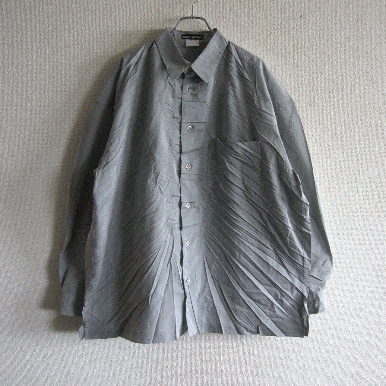 Issey Miyake ISSEY MIYAKE 1993AW Pleated Shirt Size US L / EU 52-54 / 3 - 1 Thumbnail