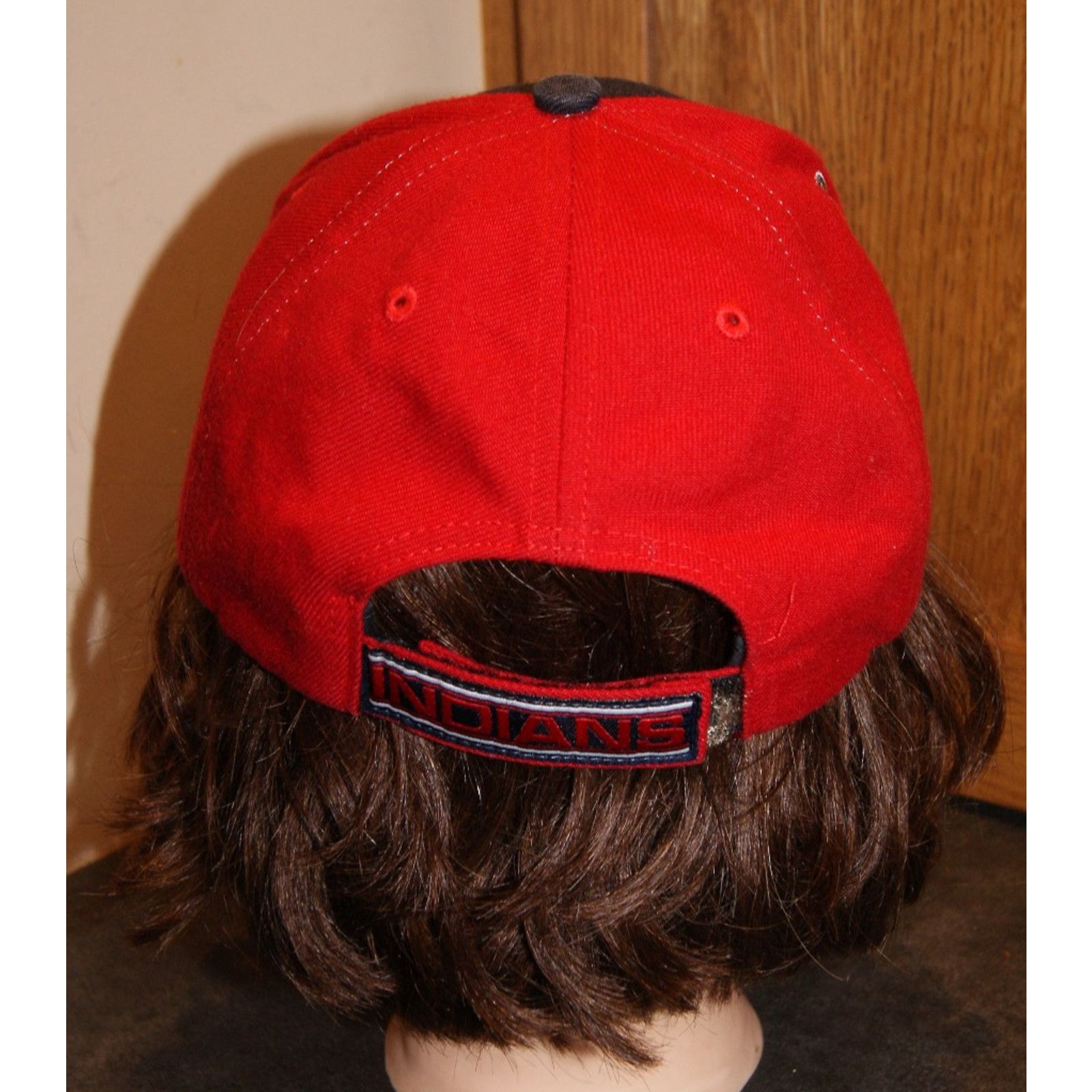 Vintage VTG Cleveland Indians 3 Logo OSFA Hat Cap Twins Enterprise Size ONE SIZE - 3 Thumbnail