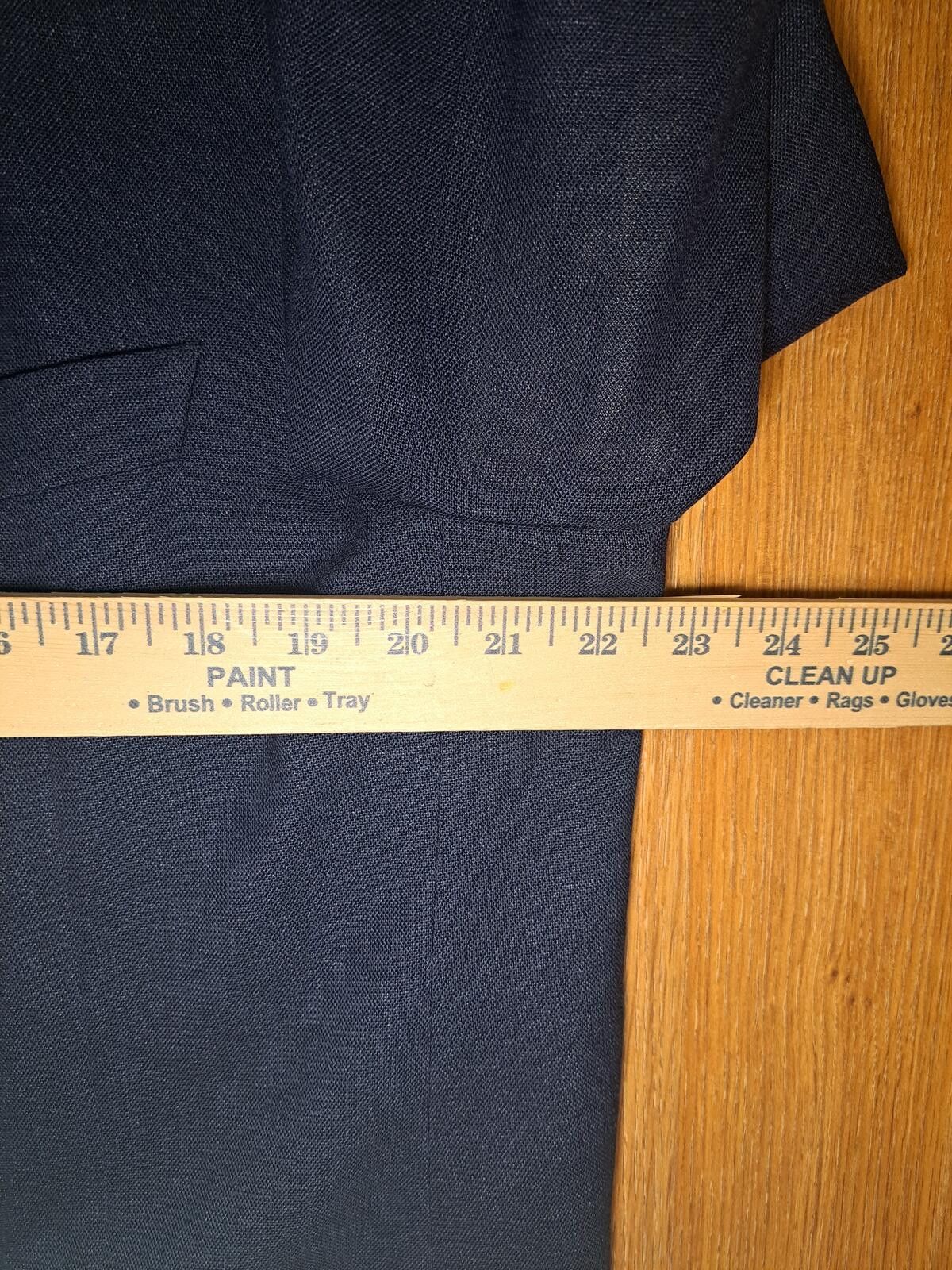 Zanella Zanella Loro Piana Sport Coat 44R Navy Linen Virgin Wool Size 44R - 10 Thumbnail
