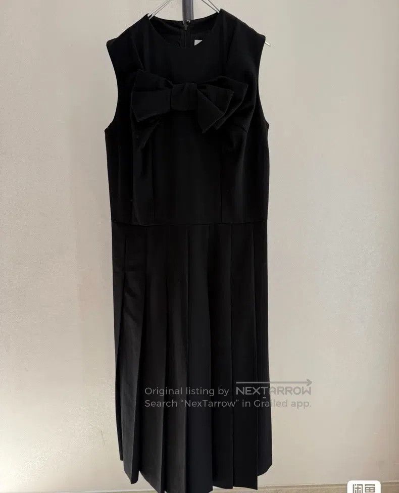 Comme des Garcons Comme Des Garcons Black Bow Tie Dress, Retro Design, Pleat Size S / US 4 / IT 40 - 1 Thumbnail