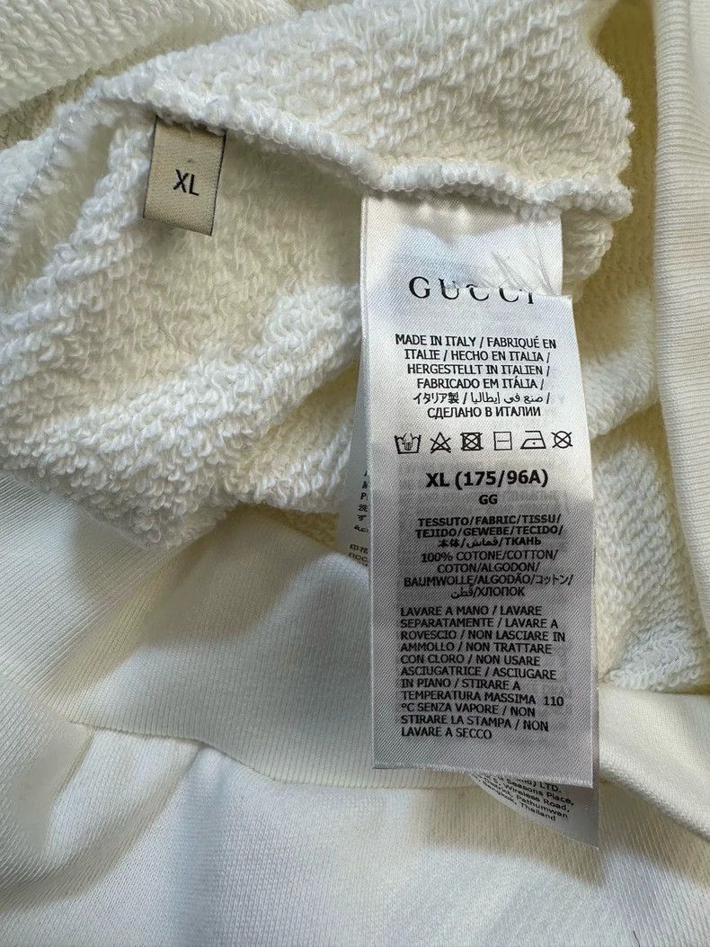 Gucci Gucci New white hooded sweatshirt 2503-Nextarrow Size US XL / EU 56 / 4 - 4 Thumbnail